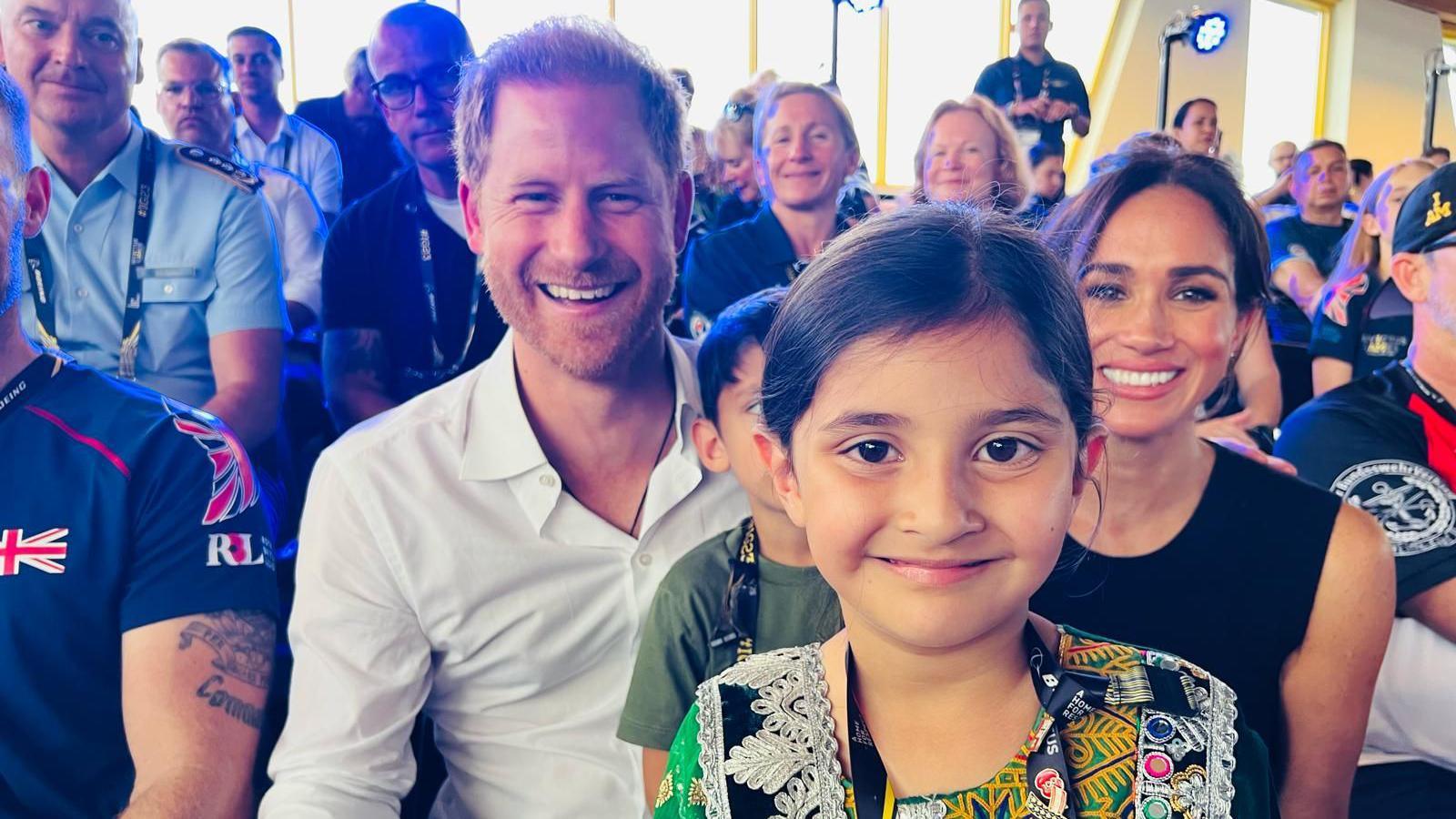 Wali's daughter with Prince Harry and Meghan