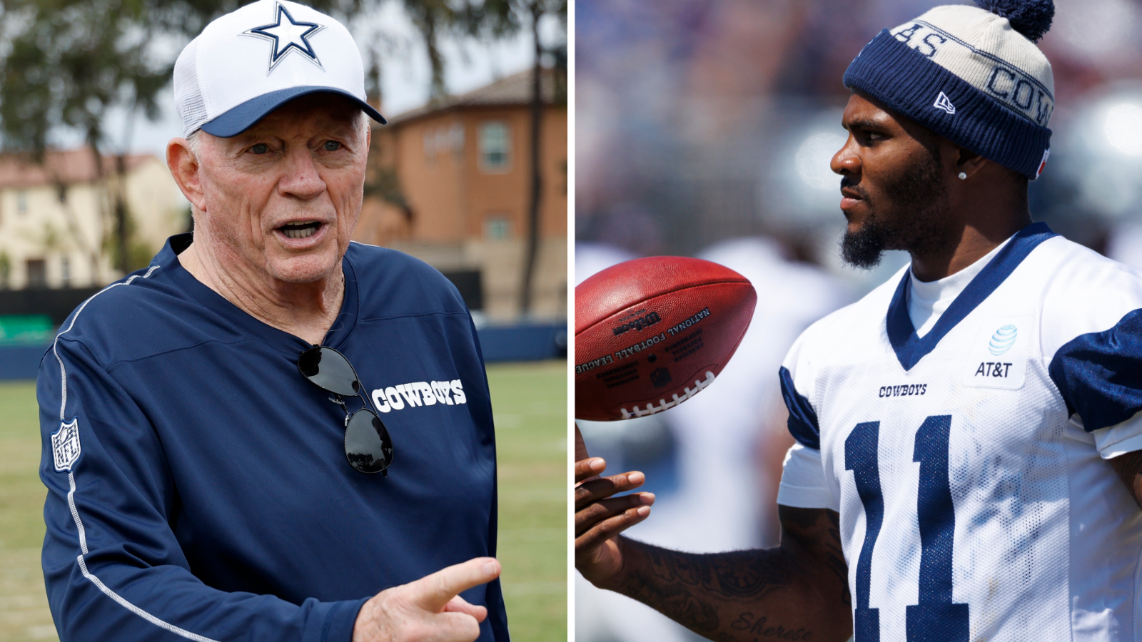 Dallas Cowboys owner Jerry Jones and defensive star Micah Parsons