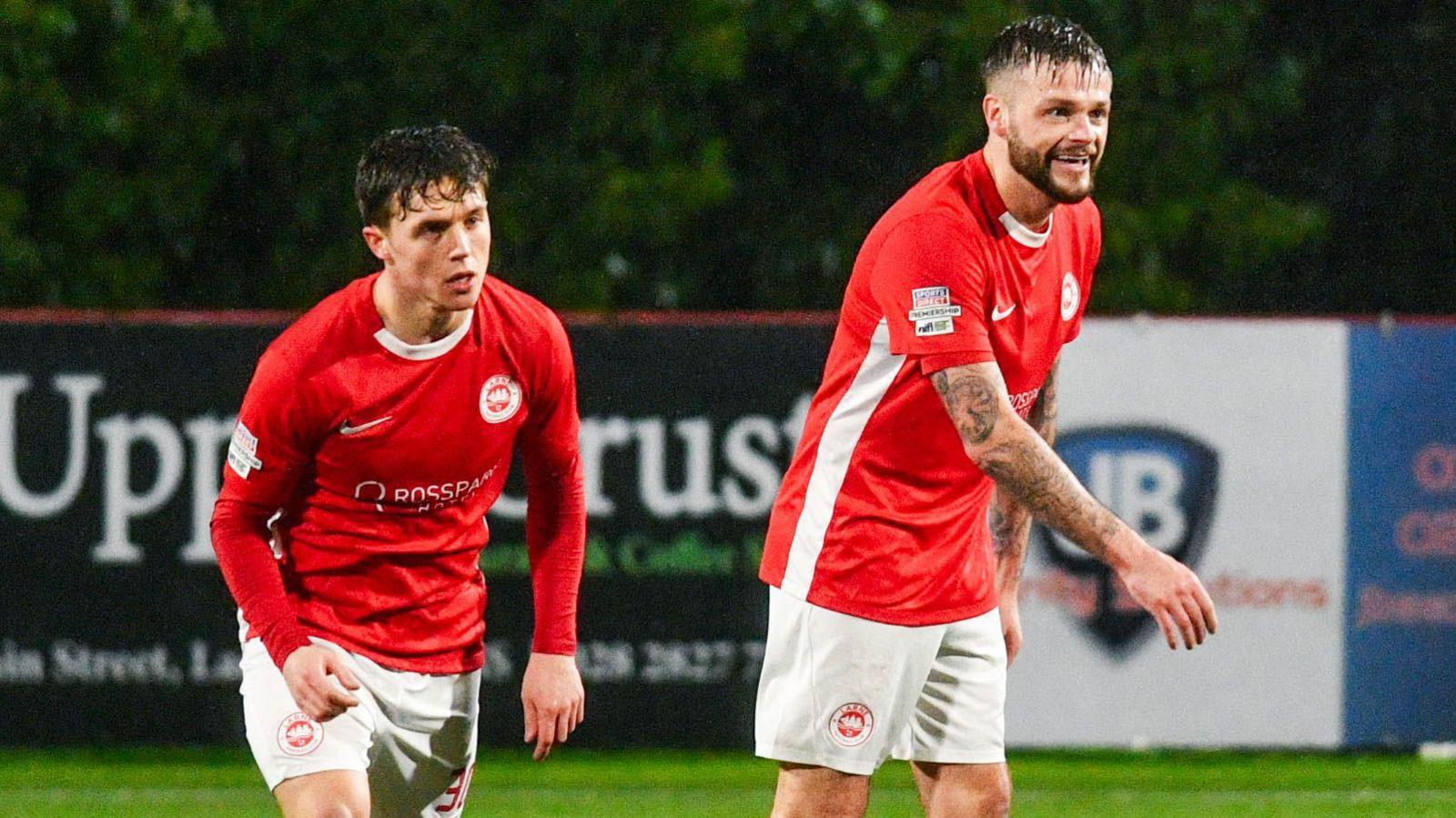 Andy Ryan celebrates