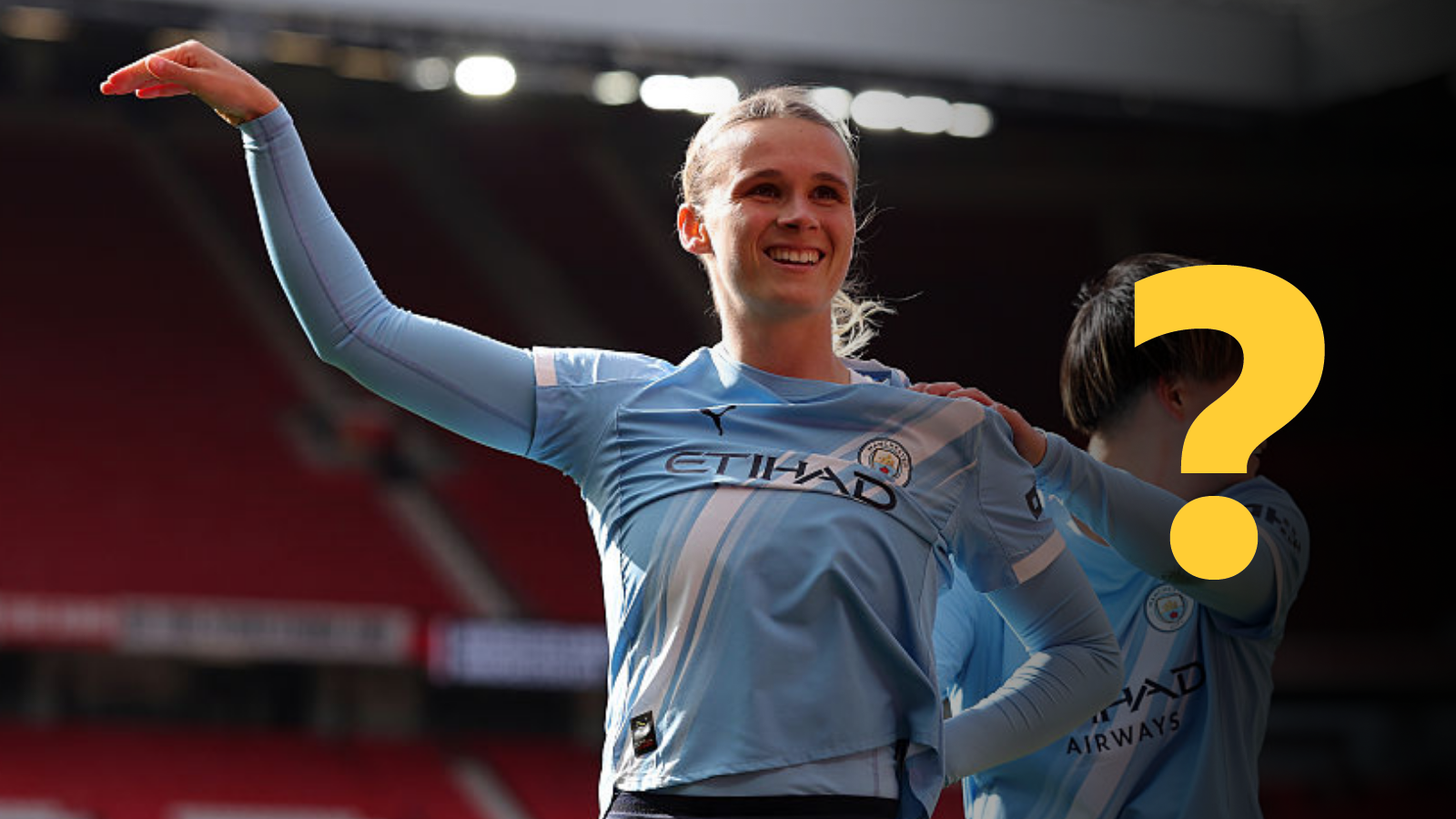 Kerstin Casparij of Manchester City celebrates