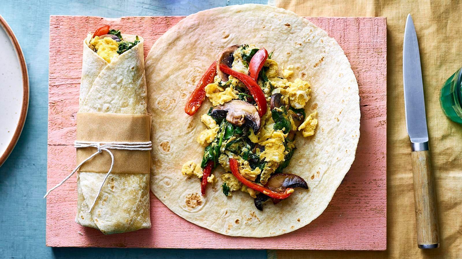 Easy breakfast wrap