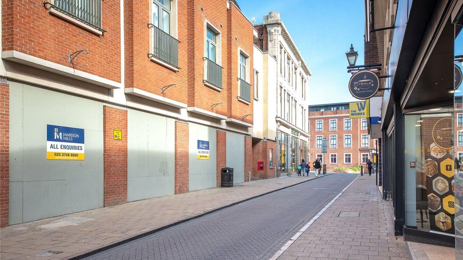 A view of Colchester high street