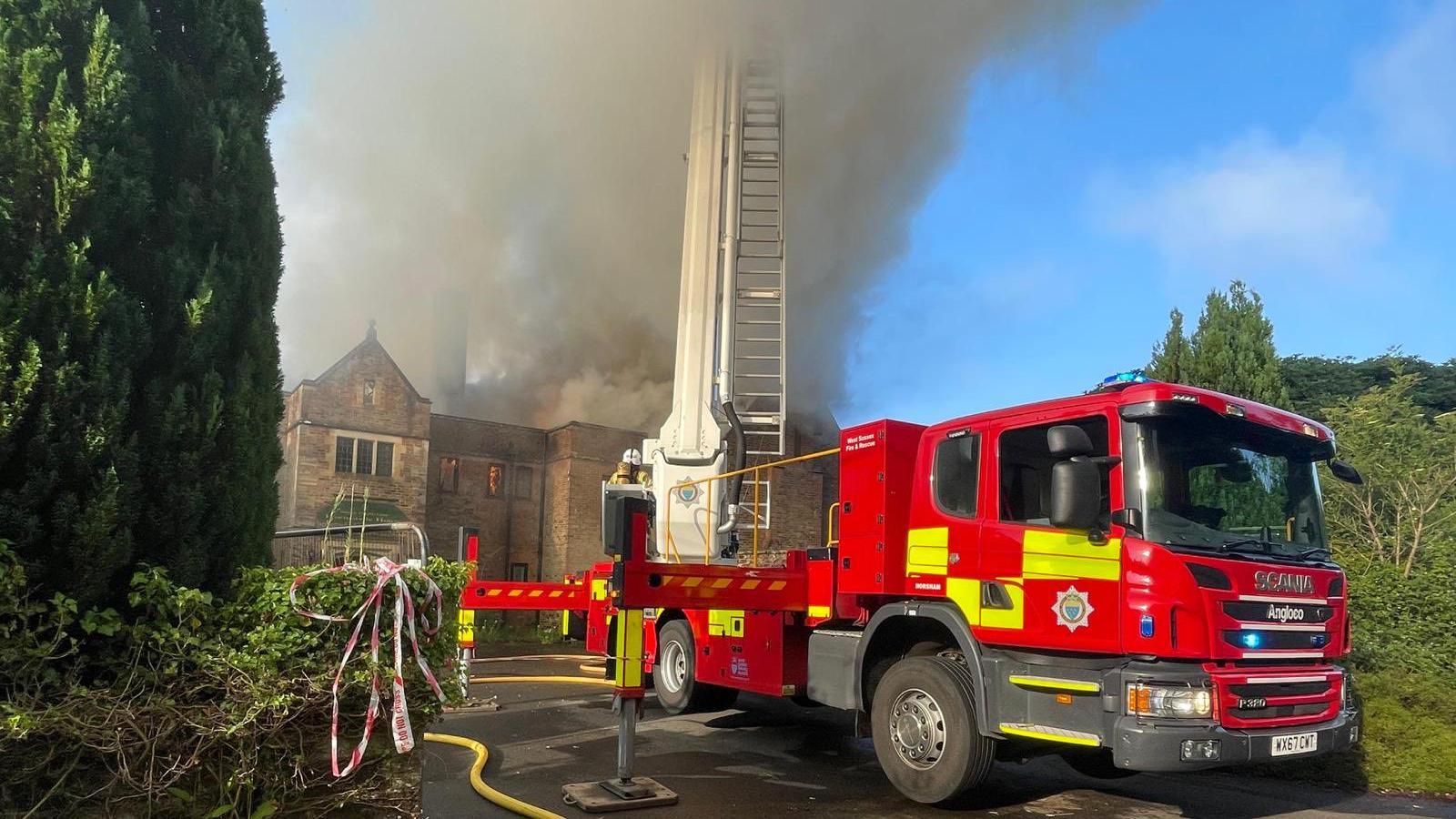 Fire at Sharpthorne 