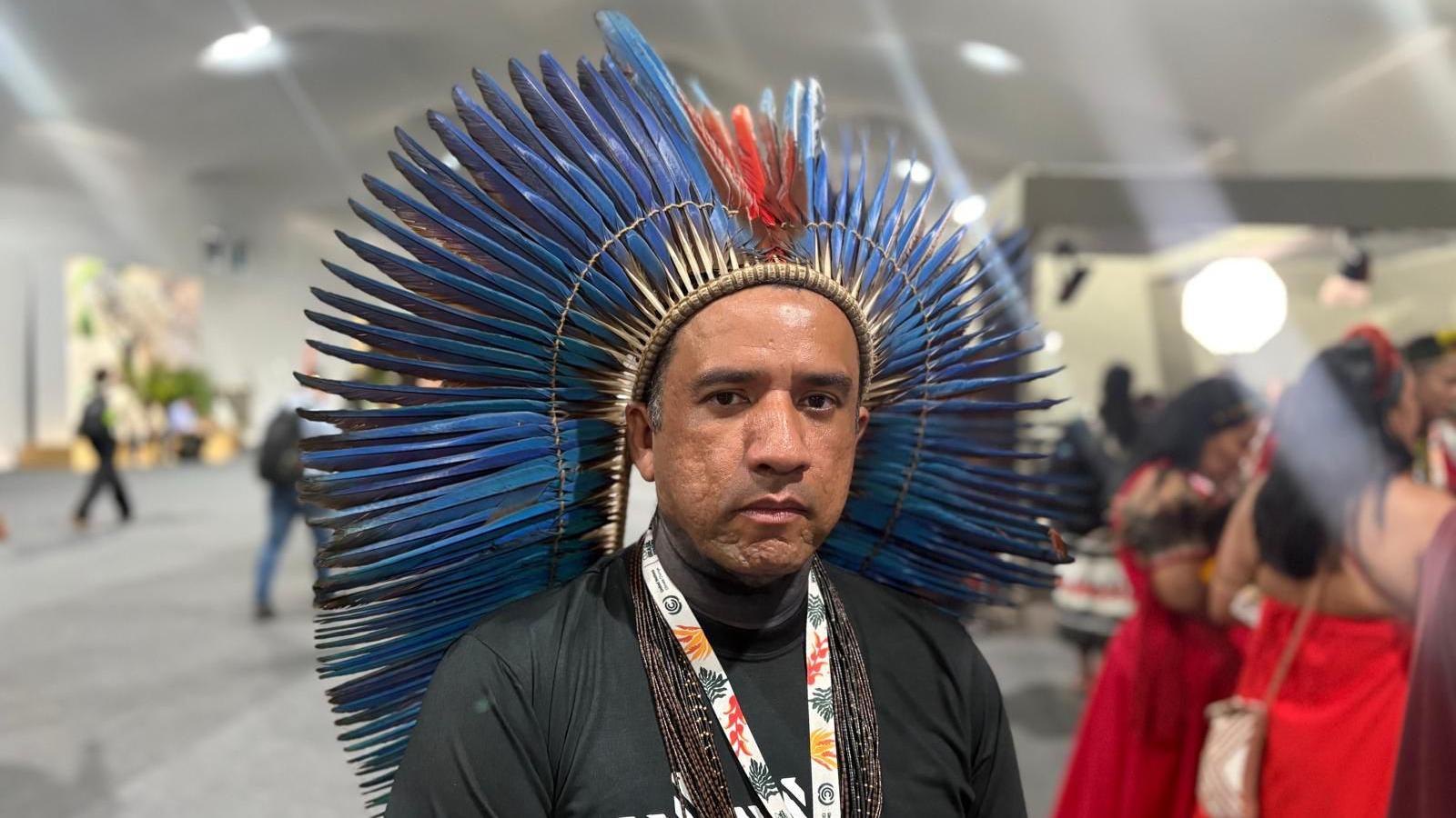 Dinaman Tuxá  from the group Articulation of Indigenous Peoples of Brazil said he is happy that more indigenous peoples are represented at COP30