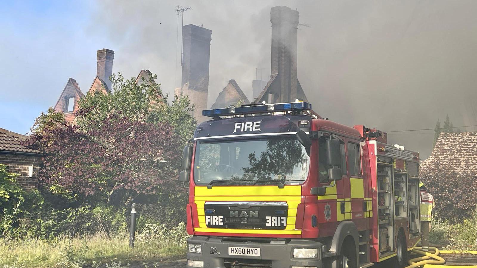 Fire at Sharpthorne 