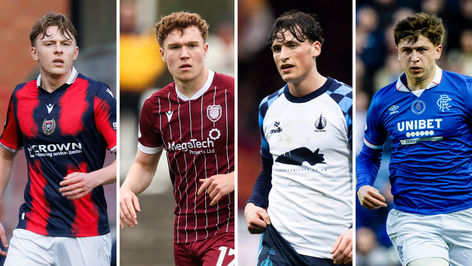 Luke Graham, Findlay Marshall, Barney Stewart and Mikey Moore