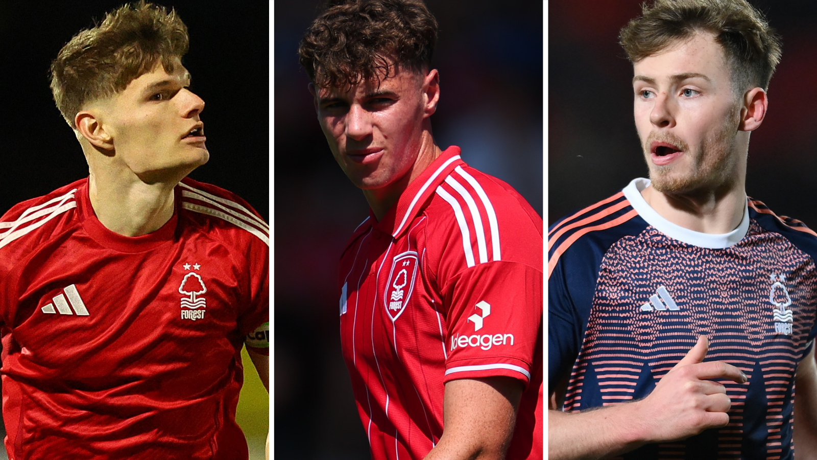 Split image of Kyle McAdam, Joe Gardner and Jamie McDonnell