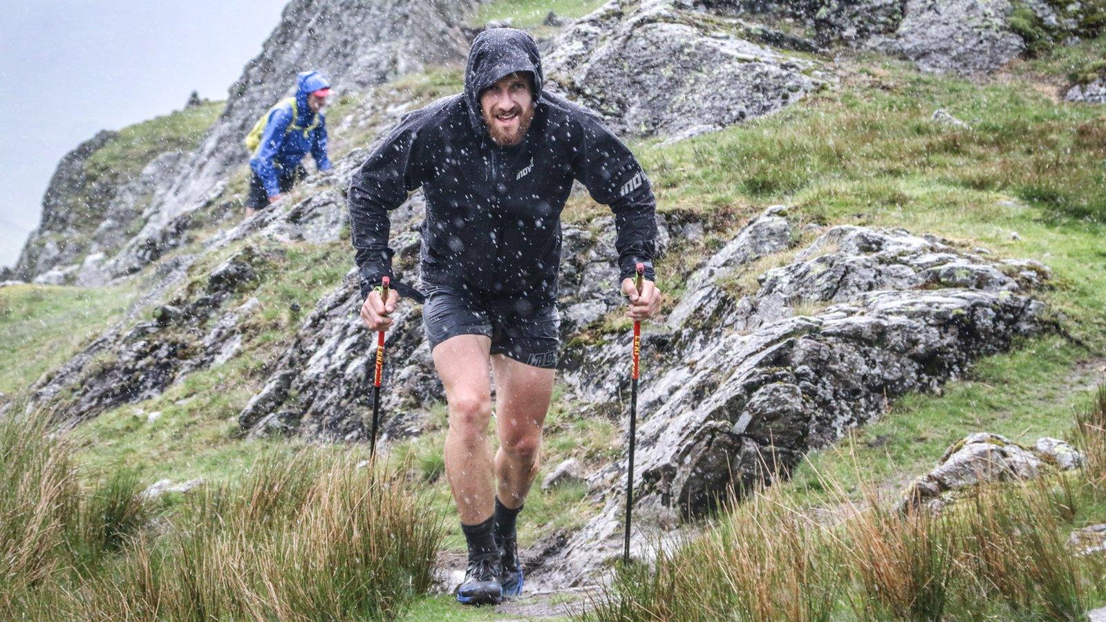 Paul Tierney about to summit Helm Crag