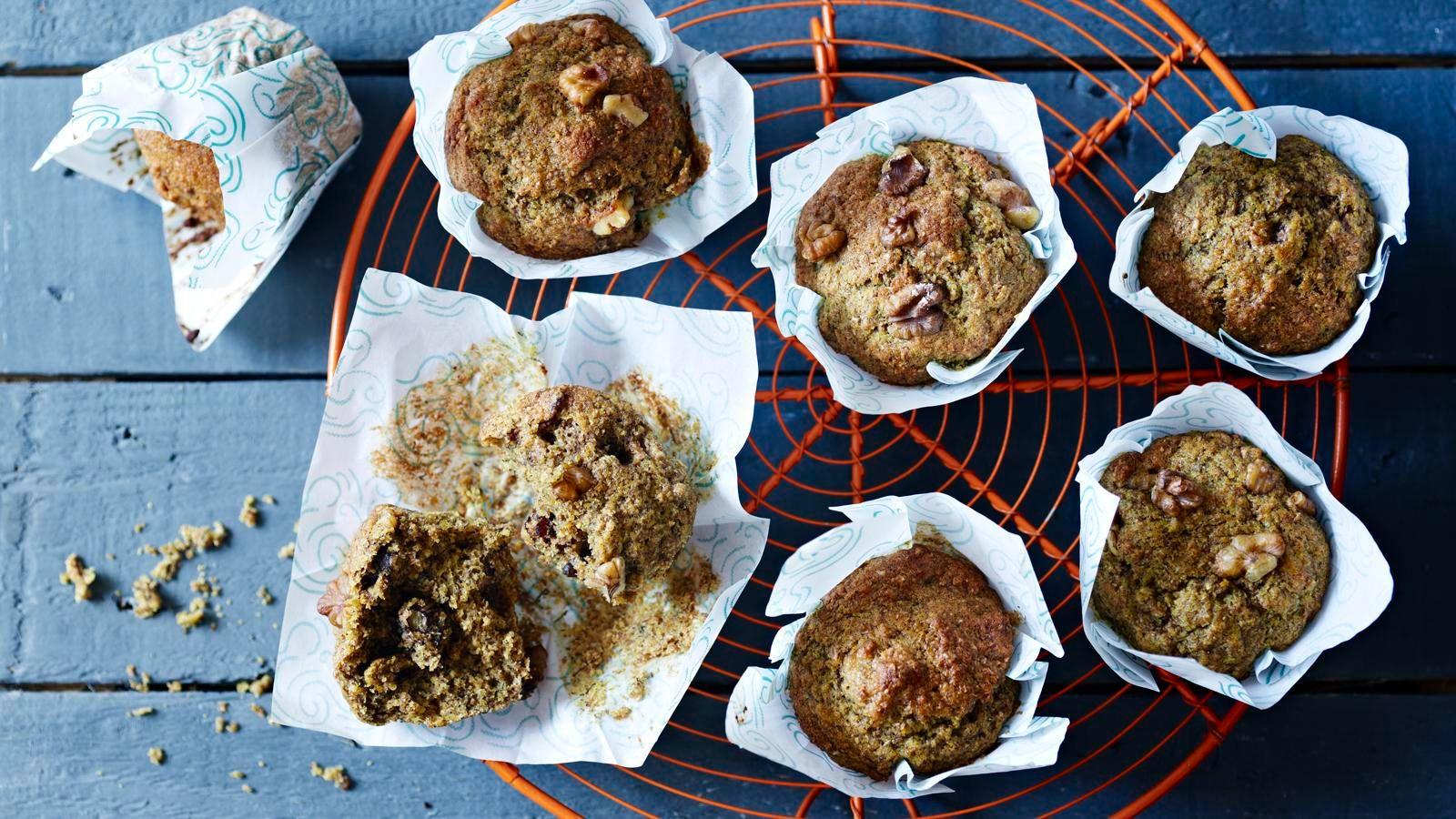 Banana bran muffins