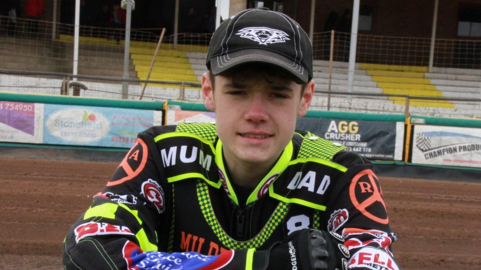 Speedway racer Sam Norris