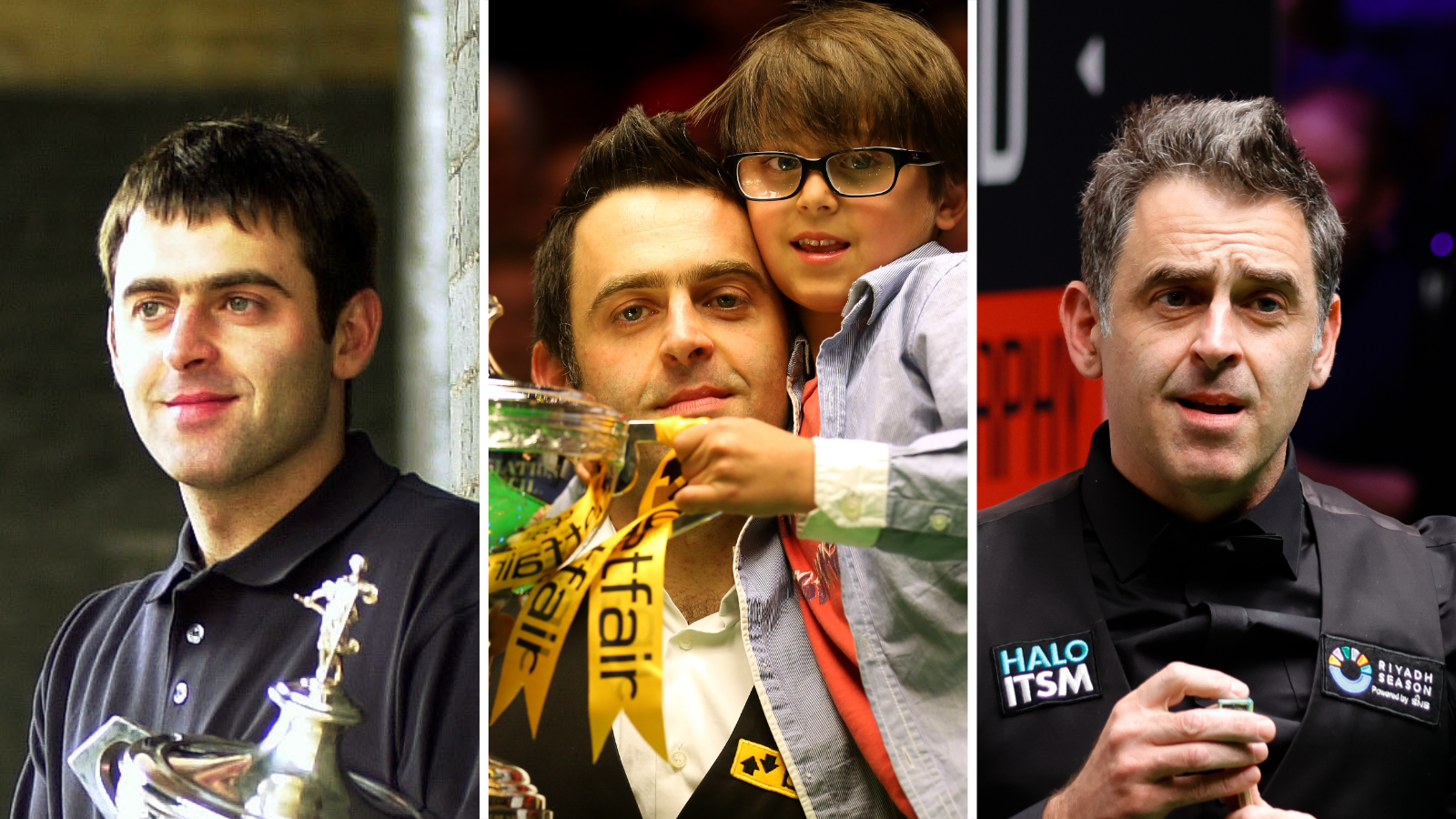 Ronnie O'Sullivan down the years