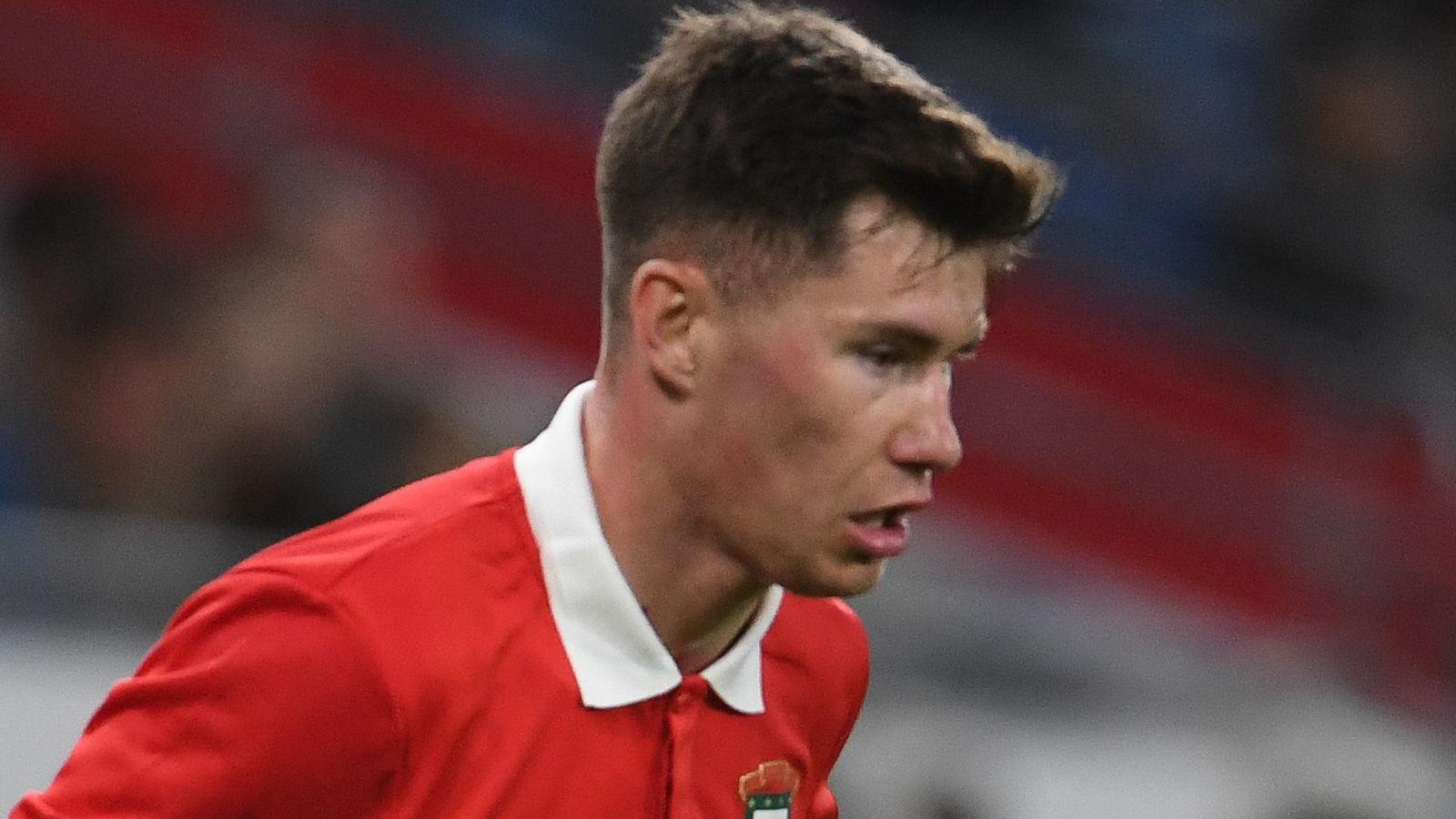 Cameron Congreve in action for Wales 