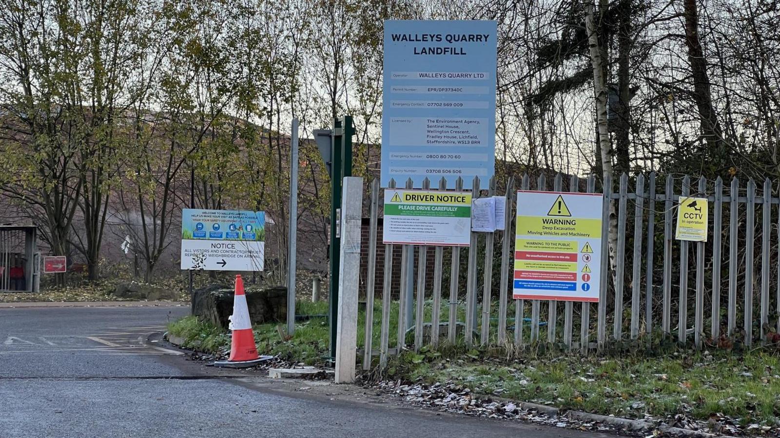 Walleys Quarry entrance