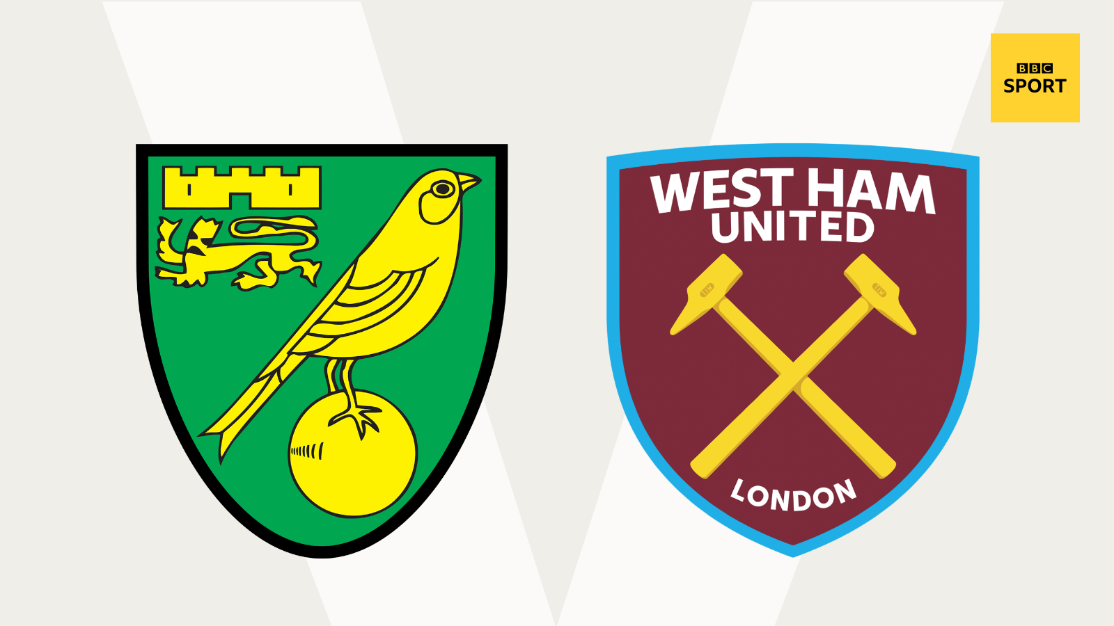 Norwich v West Ham