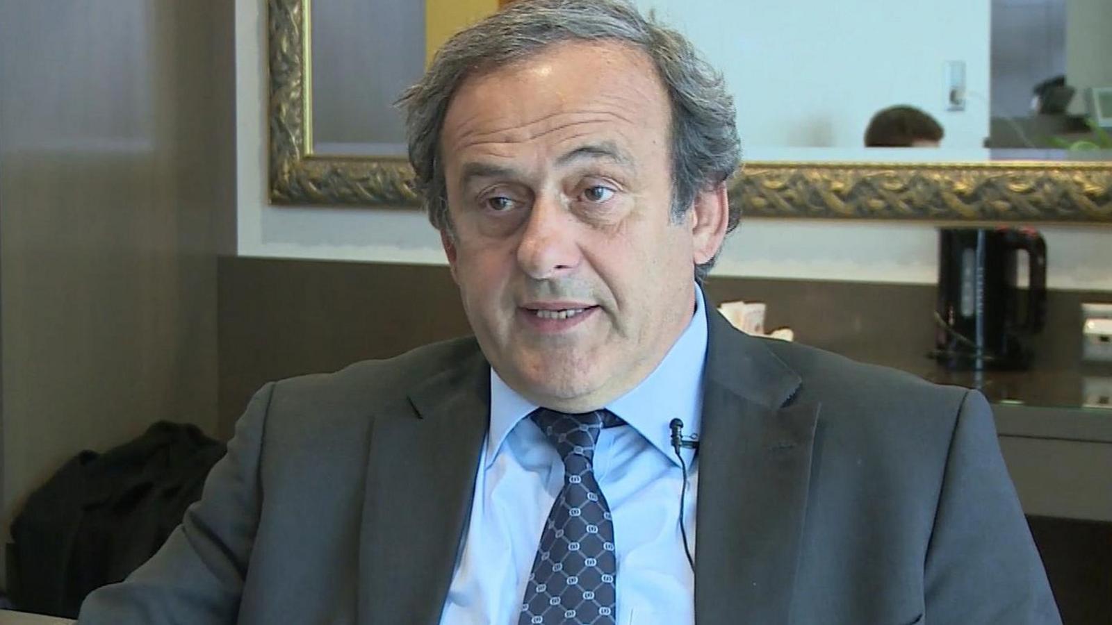 Uefa president Michel Platini