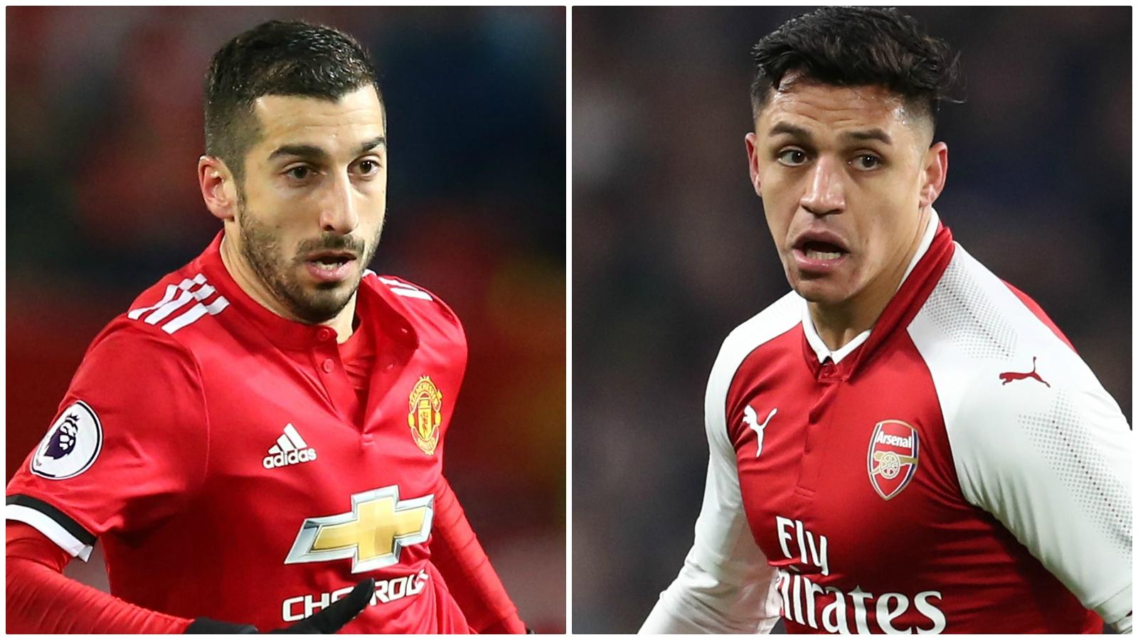 Henrikh Mkhitaryan and Alexis Sanchez