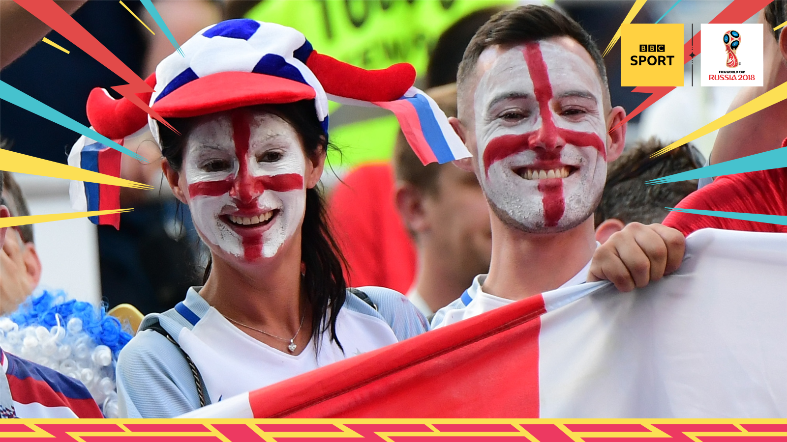 England fans in Russia