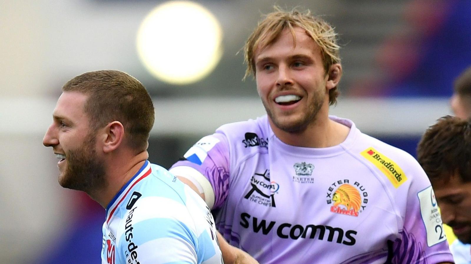 Finn Russell and Jonny Gray