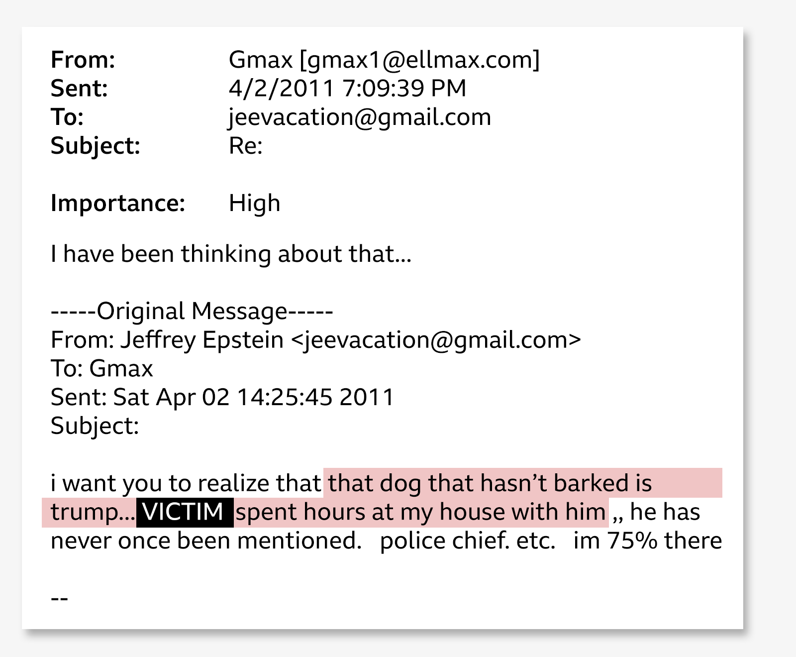 What we know about the latest Epstein emails referencing Trump BBC News