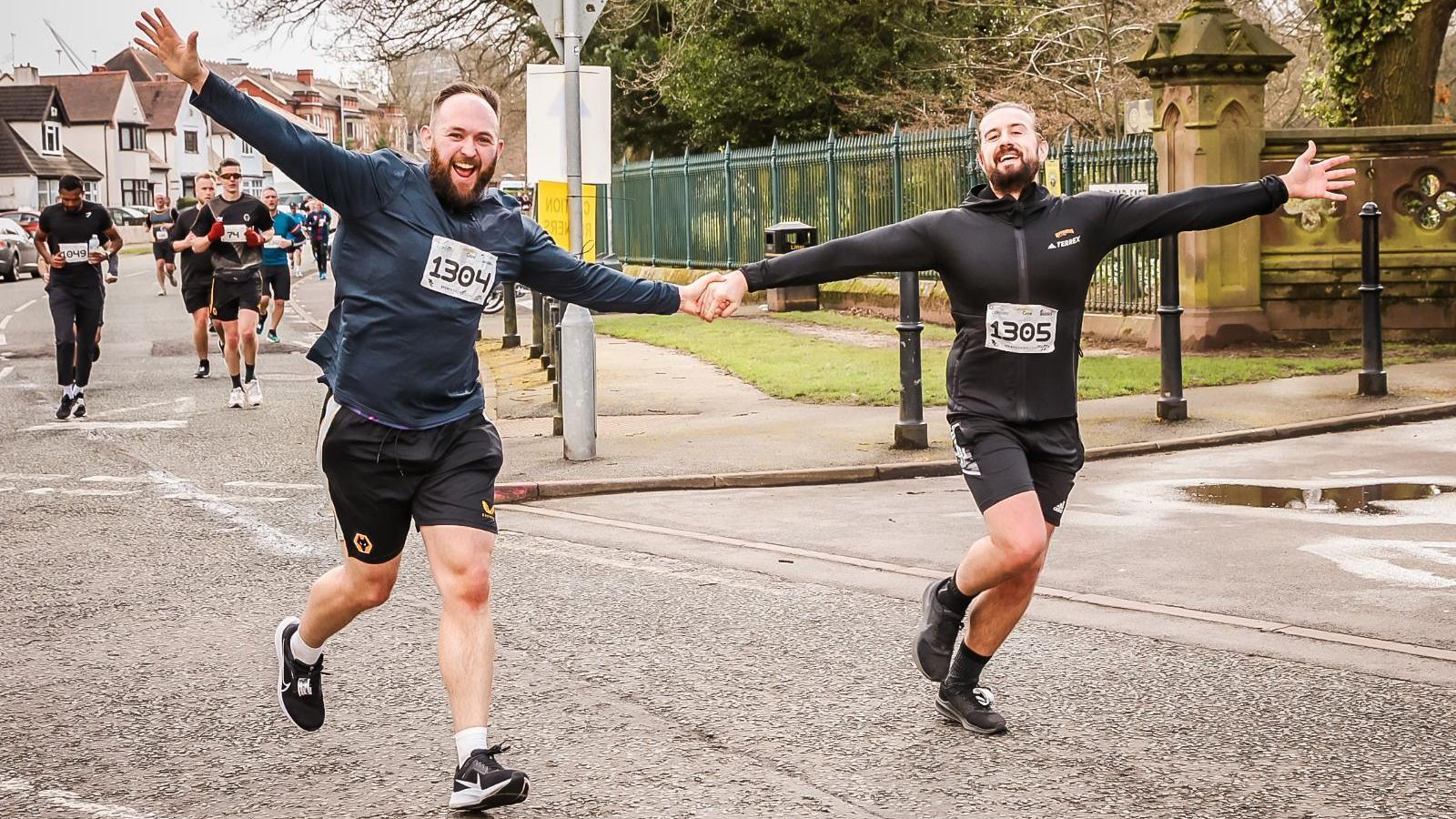 Runners in the Wolverhampton 10k race