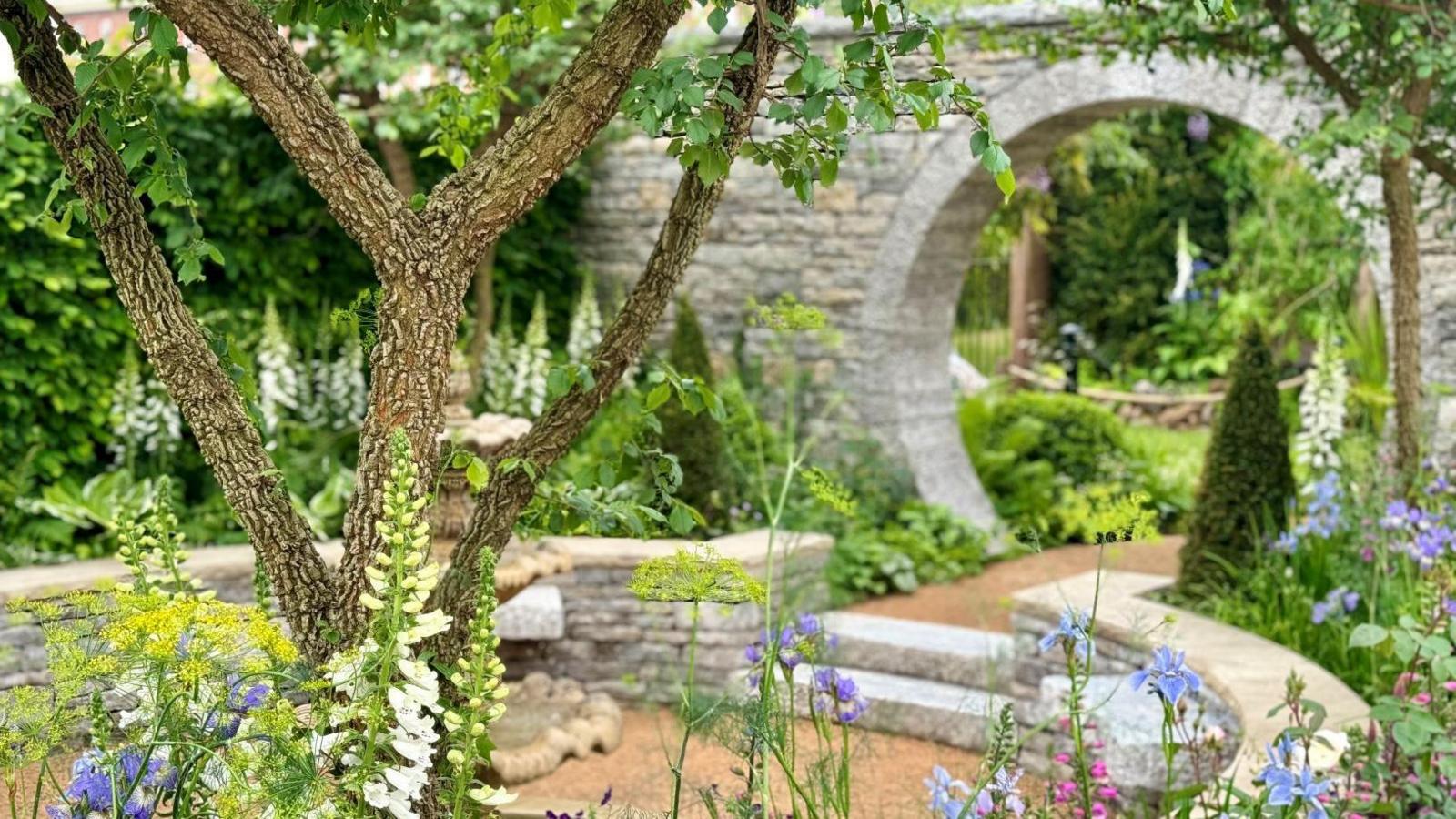 Bridgerton garden at Chelsea Flower Show