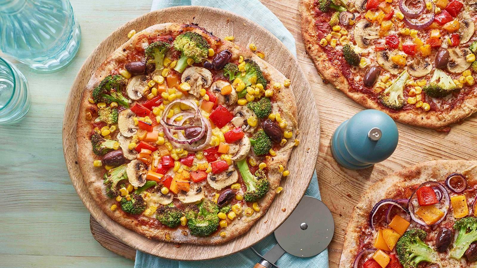 Eat the rainbow pizza