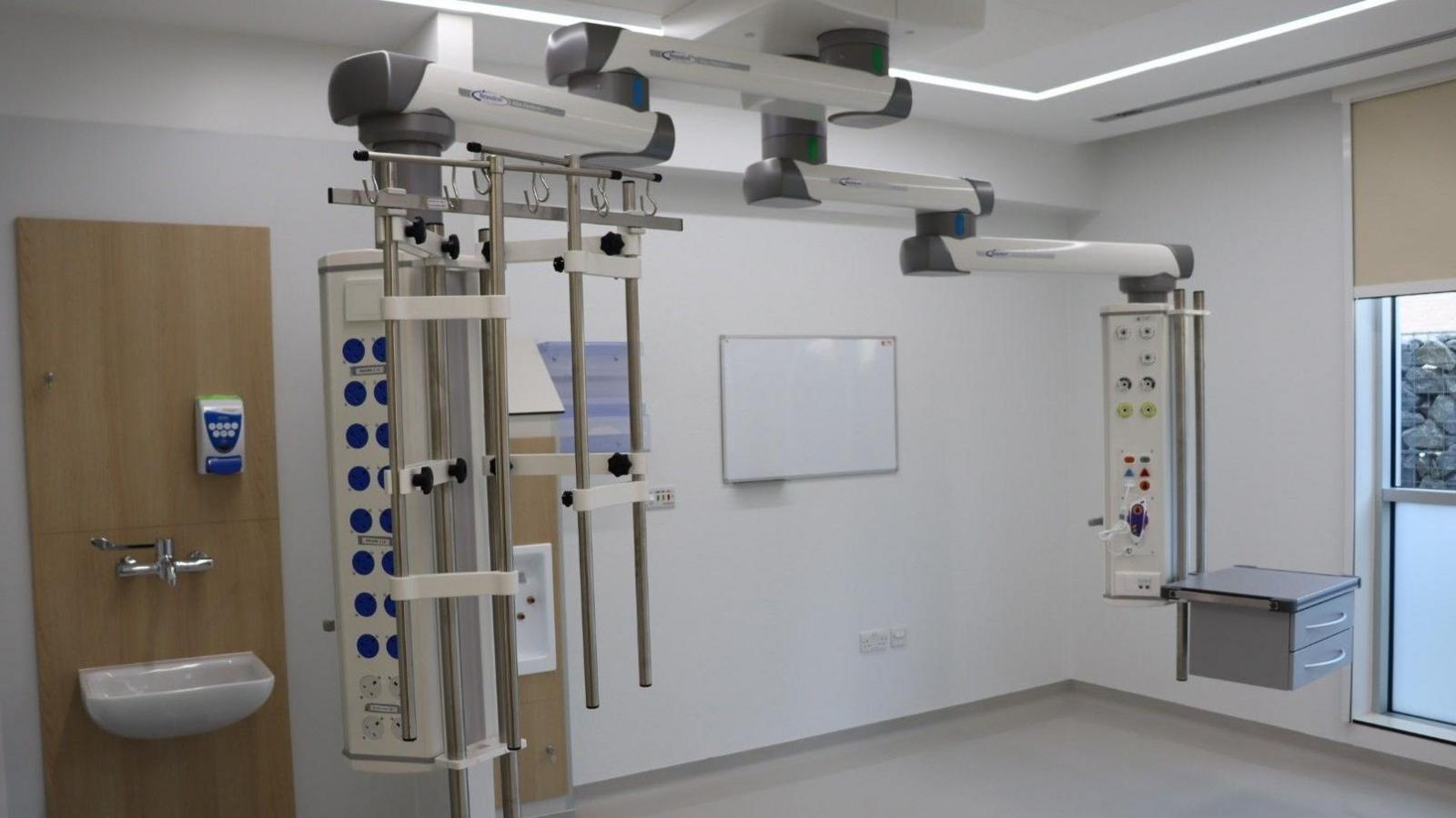 A photo of the inside of The Princess Elizabeth Hospital’s new critical care unit.