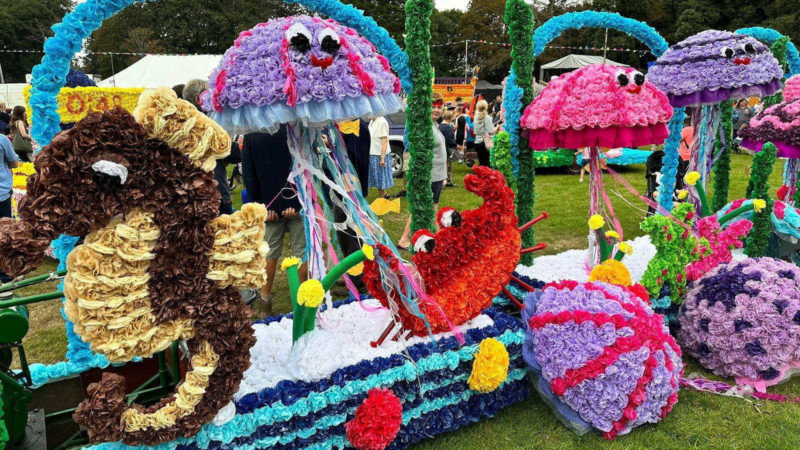 Under the sea float from North Show