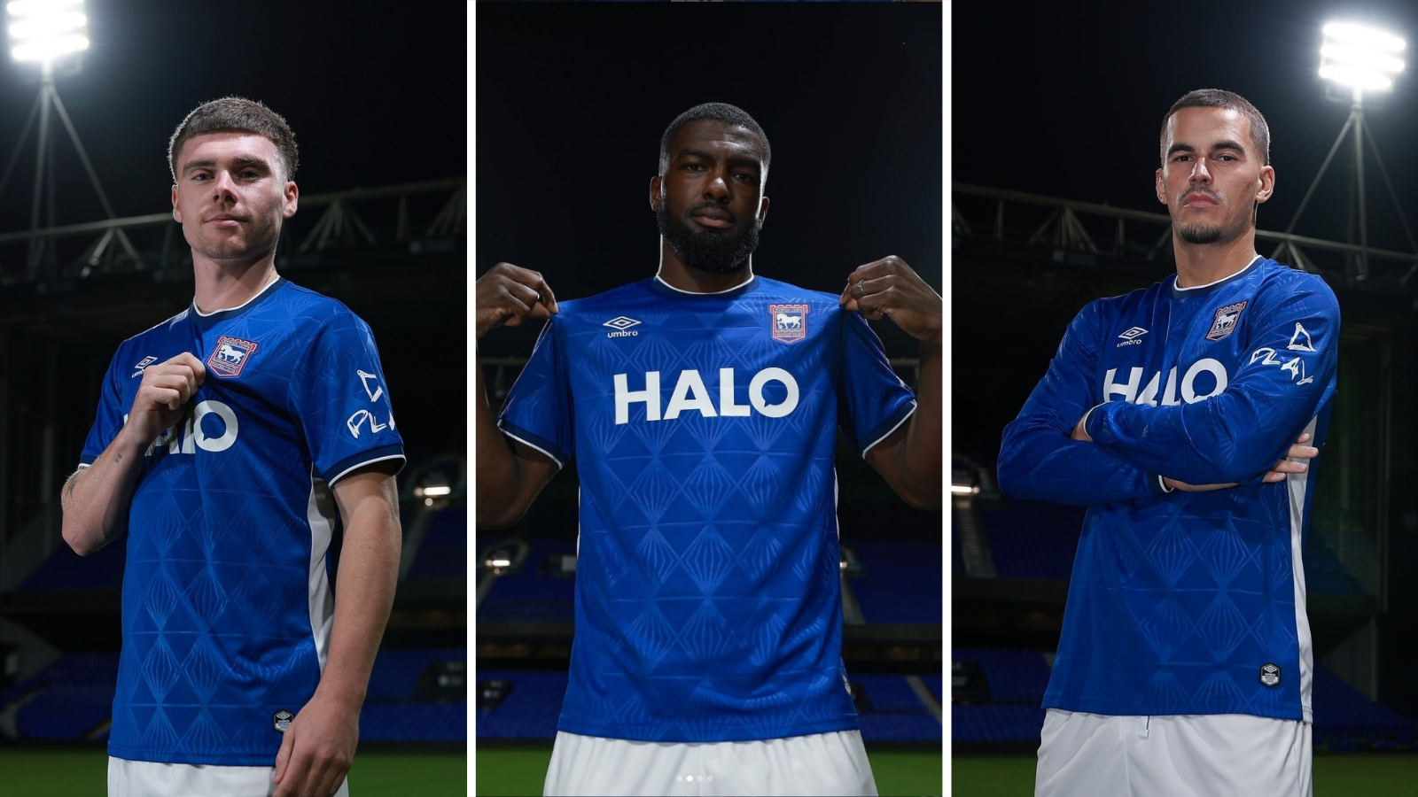 Ipswich Town players wear 2026-27 home shirt