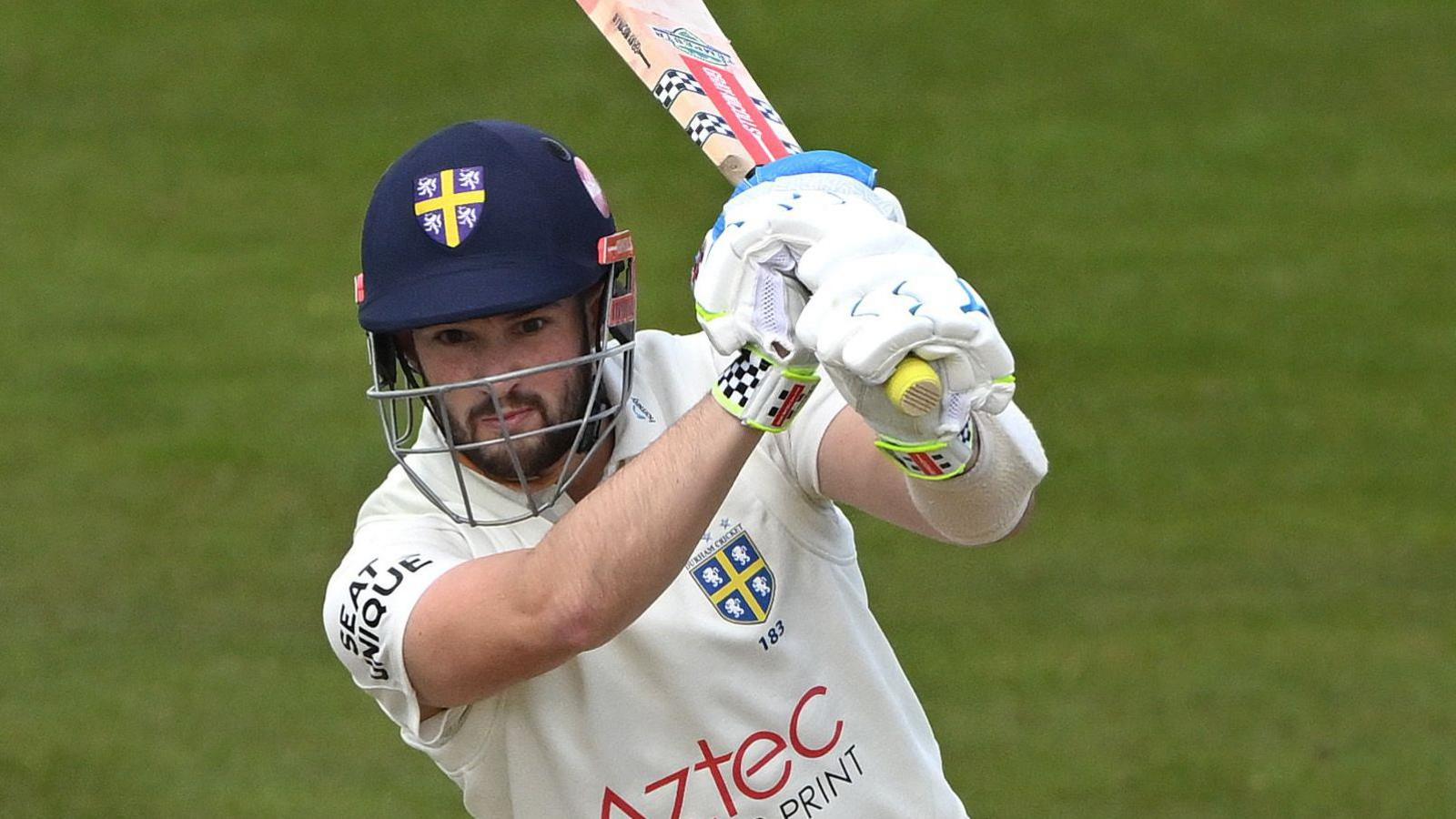 Ollie Robinson batting for Durham