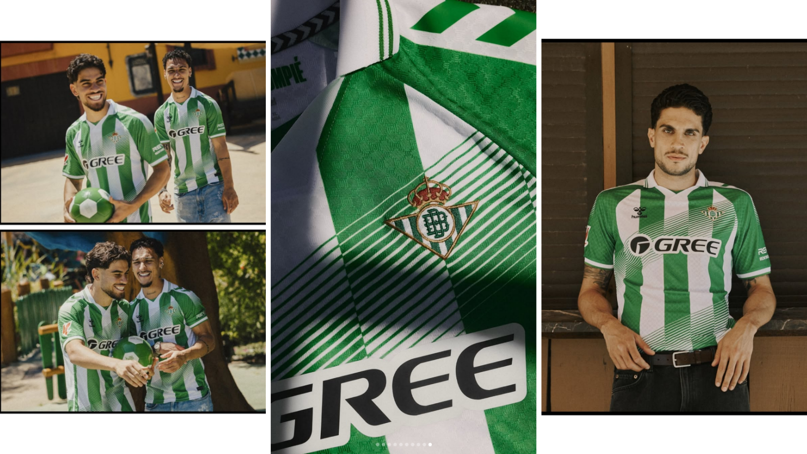 Real Betis players wear 2026-27 home shirt
