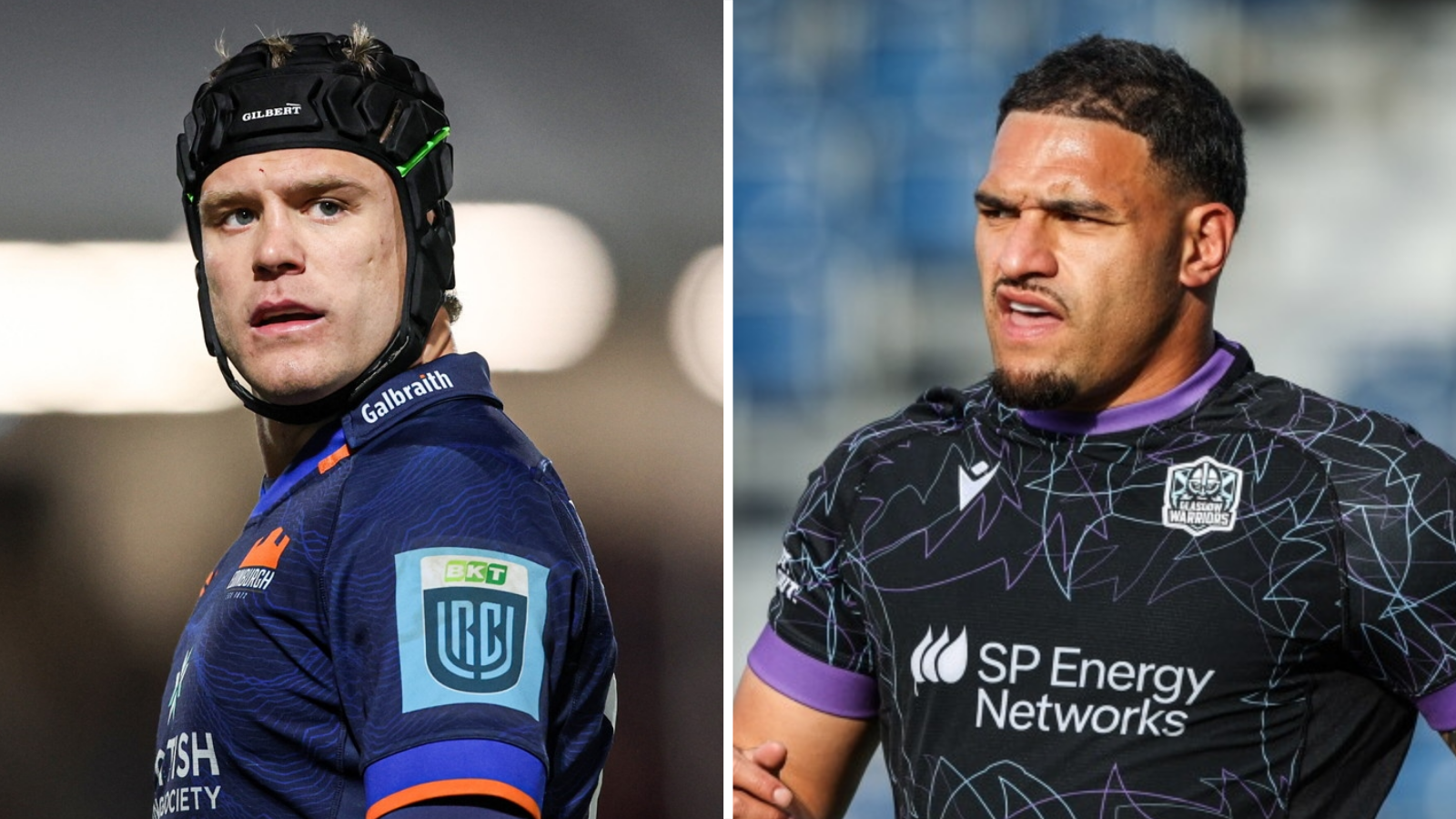 Edinburgh winger Darcy Graham and Glasgow centre Sione Tuipulotu