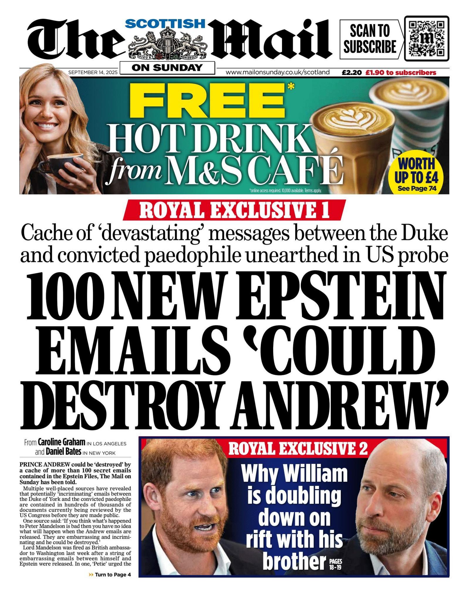 The Scottish Mail on Sunday