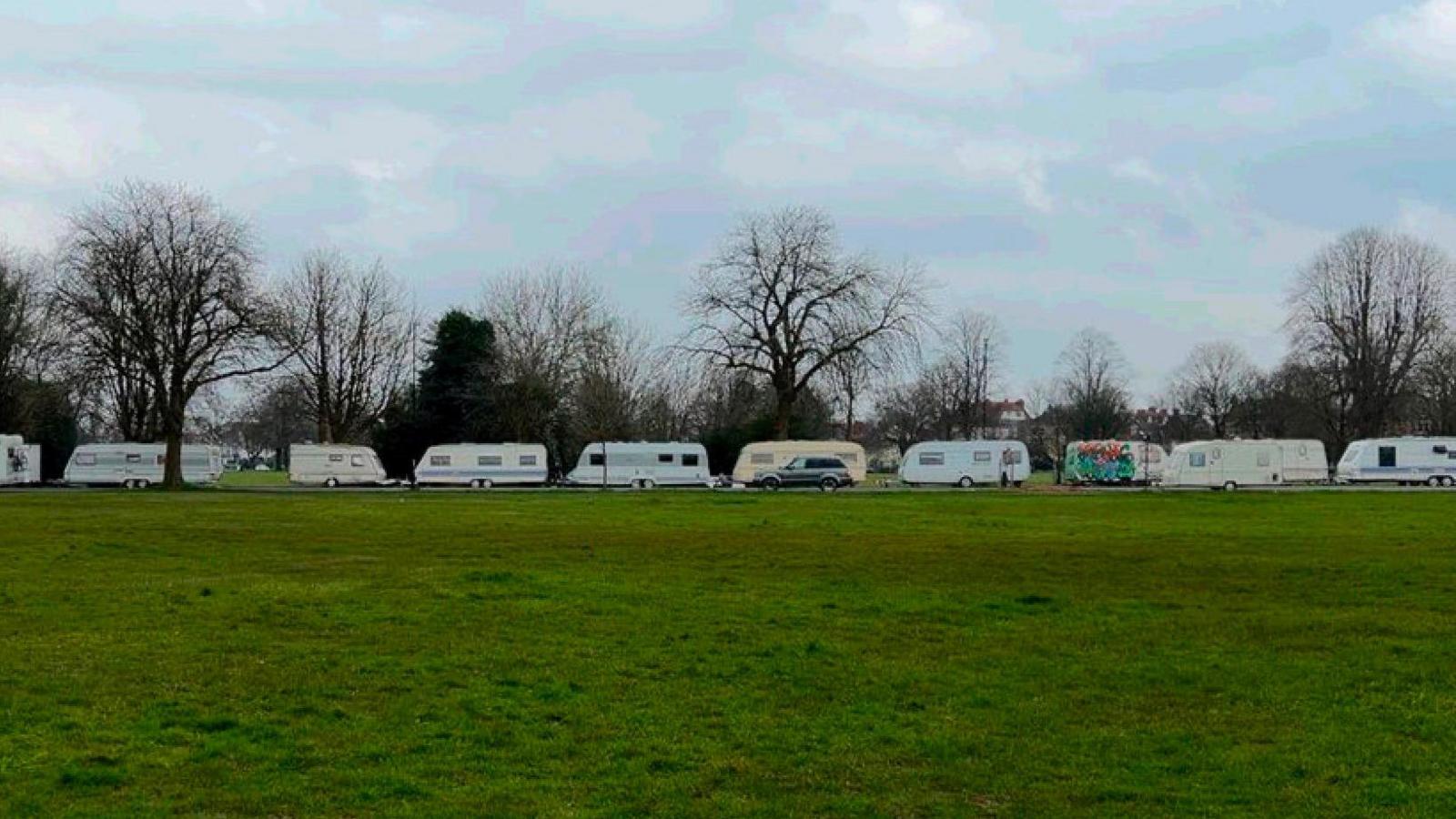 Van dwellers in Bristol