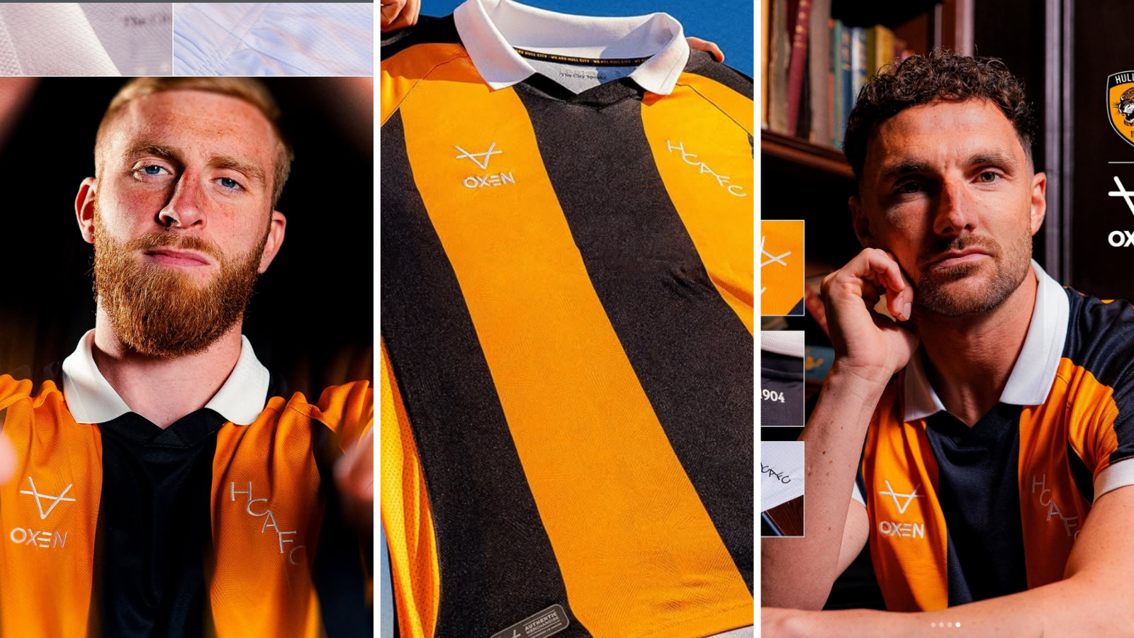 Hull City players wear 2026-27 home shirt