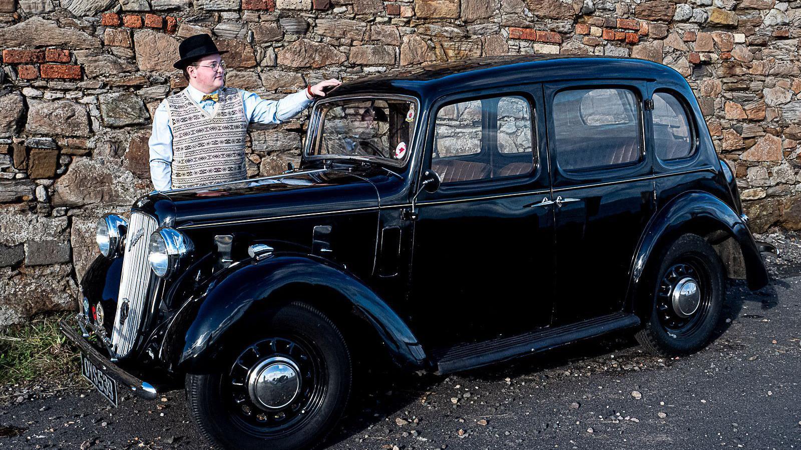 Callum and his car