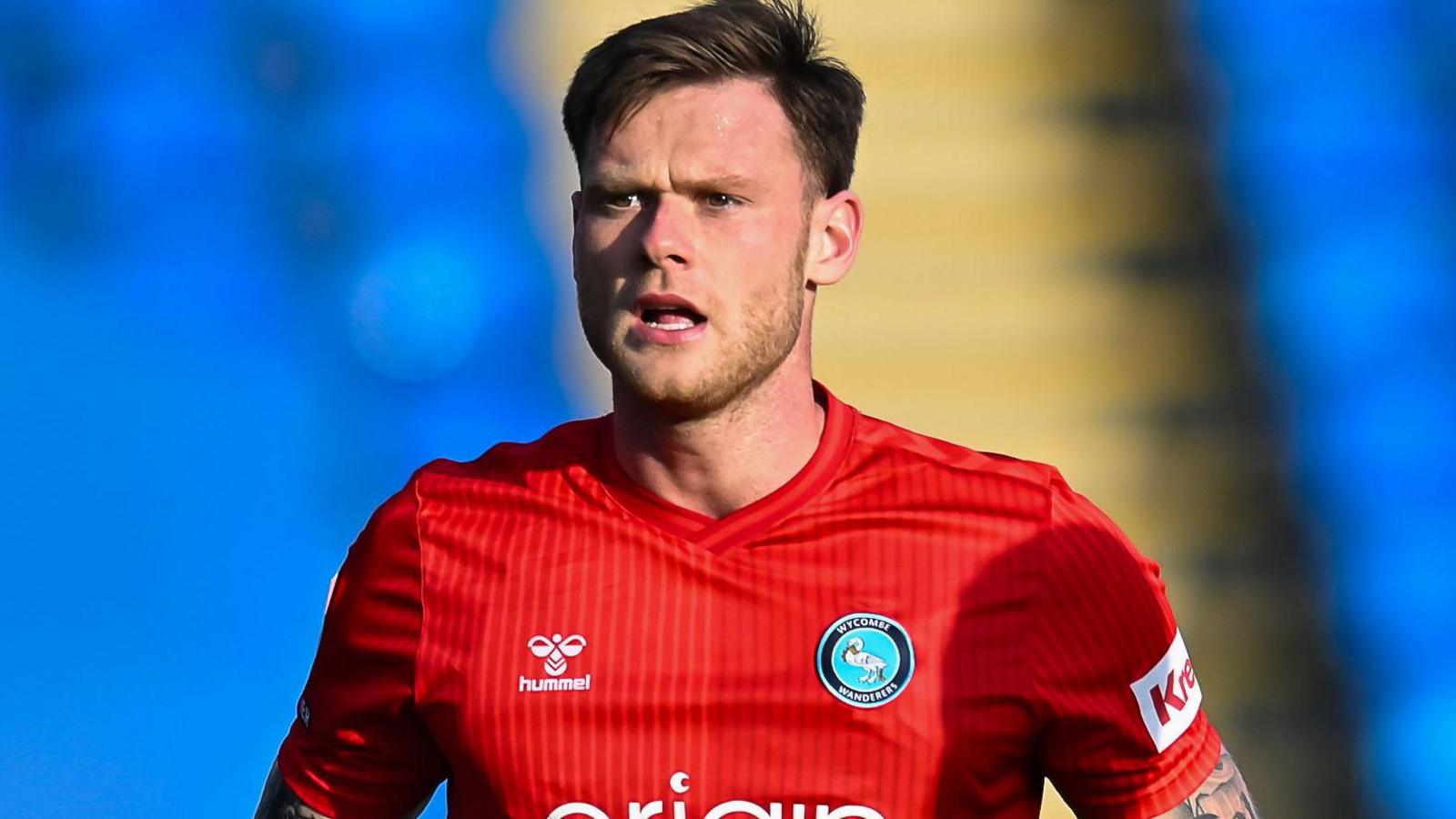 Joe Low in action for Wycombe Wanderers