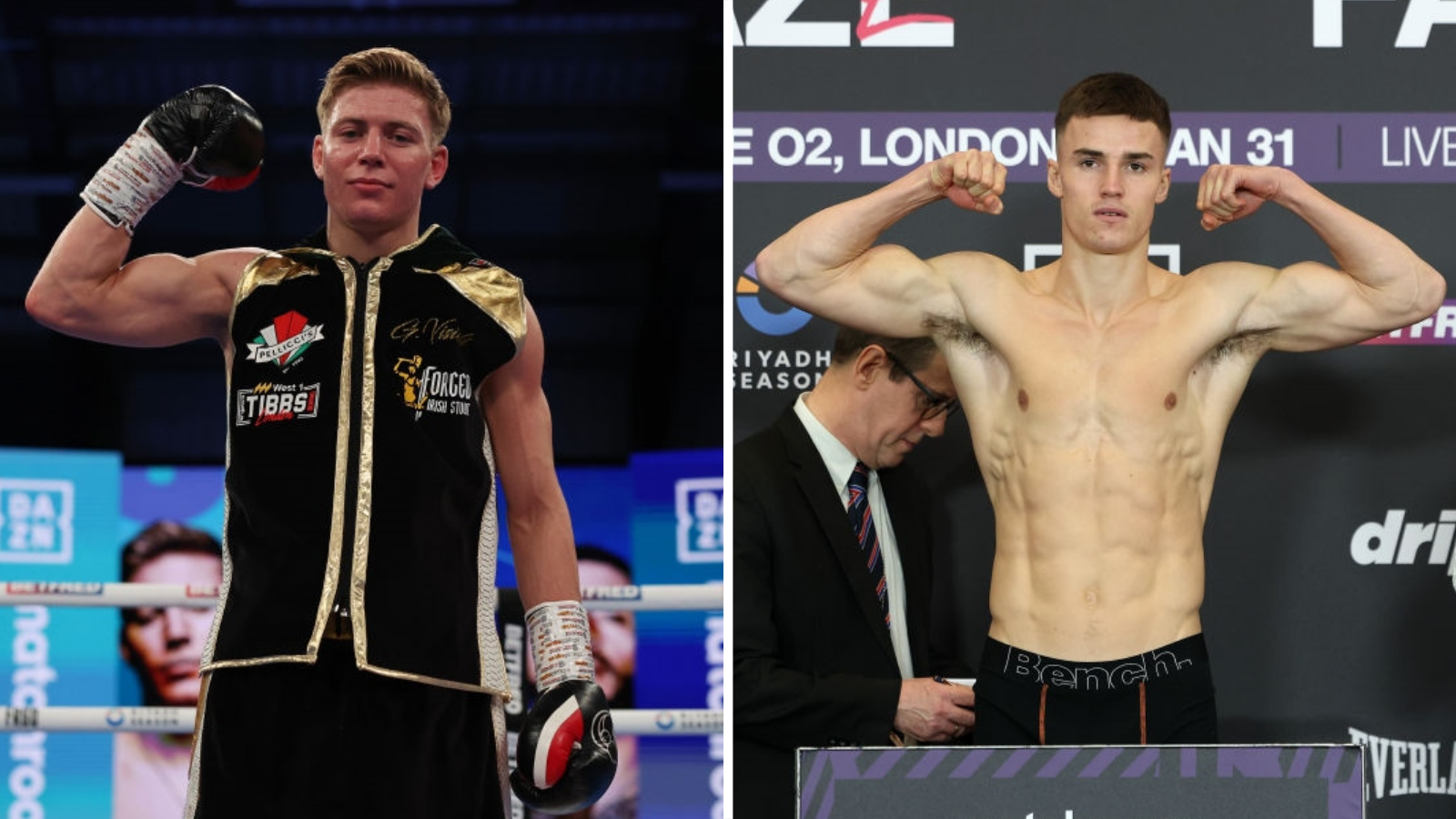 Giorgio Visioli (left) and Taylor Bevan (right) posing for photo 