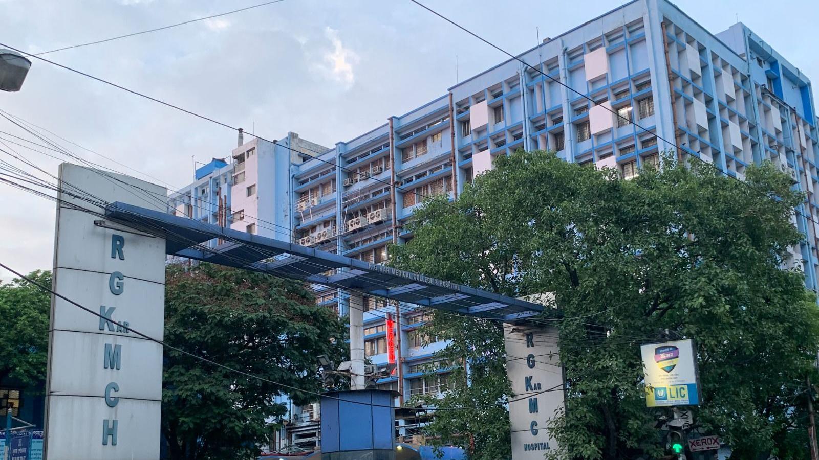 A picture of the RG Kar Medical Hospital in India's Kolkata city. 