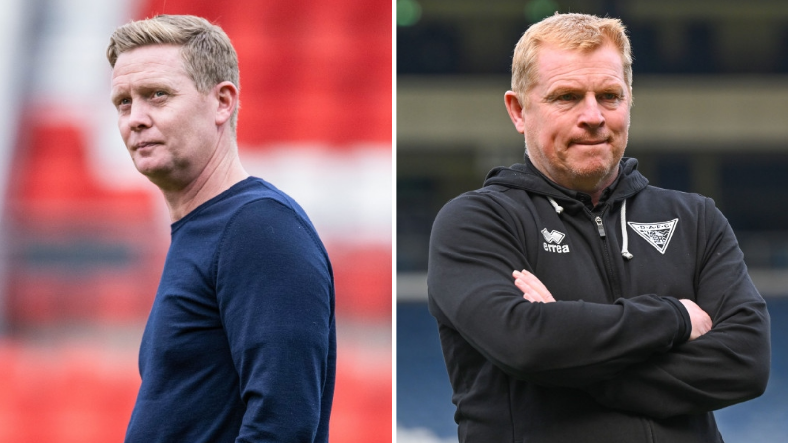 Barry Robson and Neil Lennon