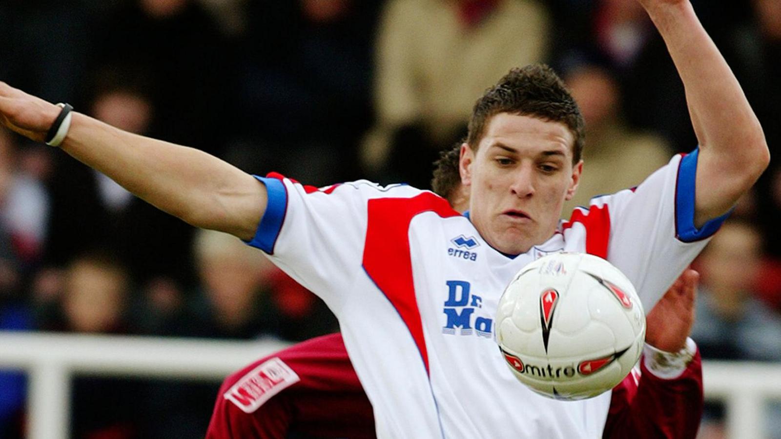 Billy Sharp in action for Rushden and Diamonds in 2005