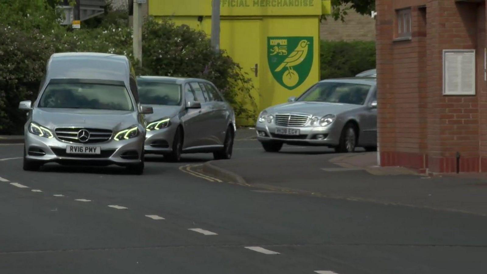 The funeral cortege