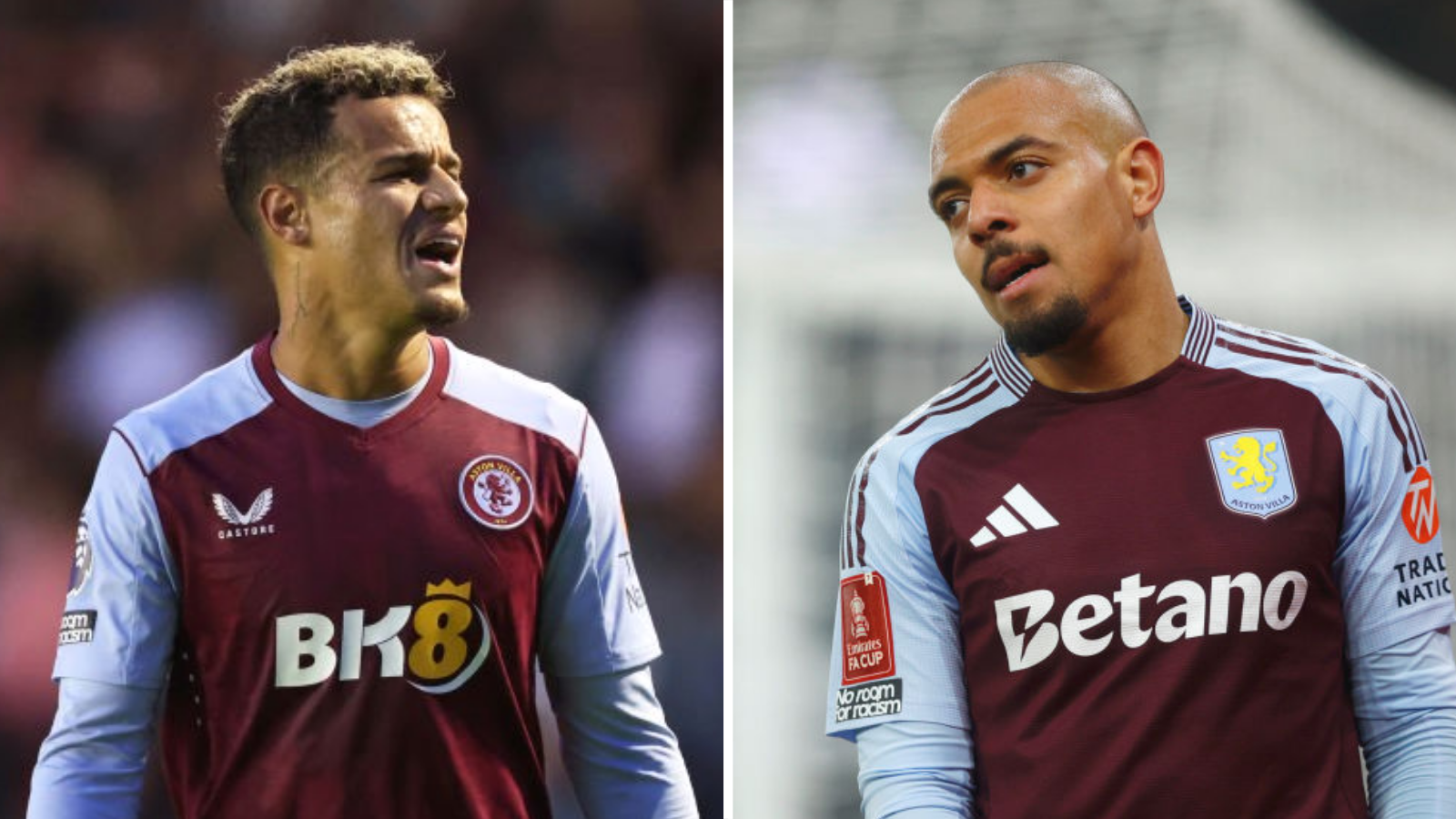 Philippe Coutinho and Donyell Malen