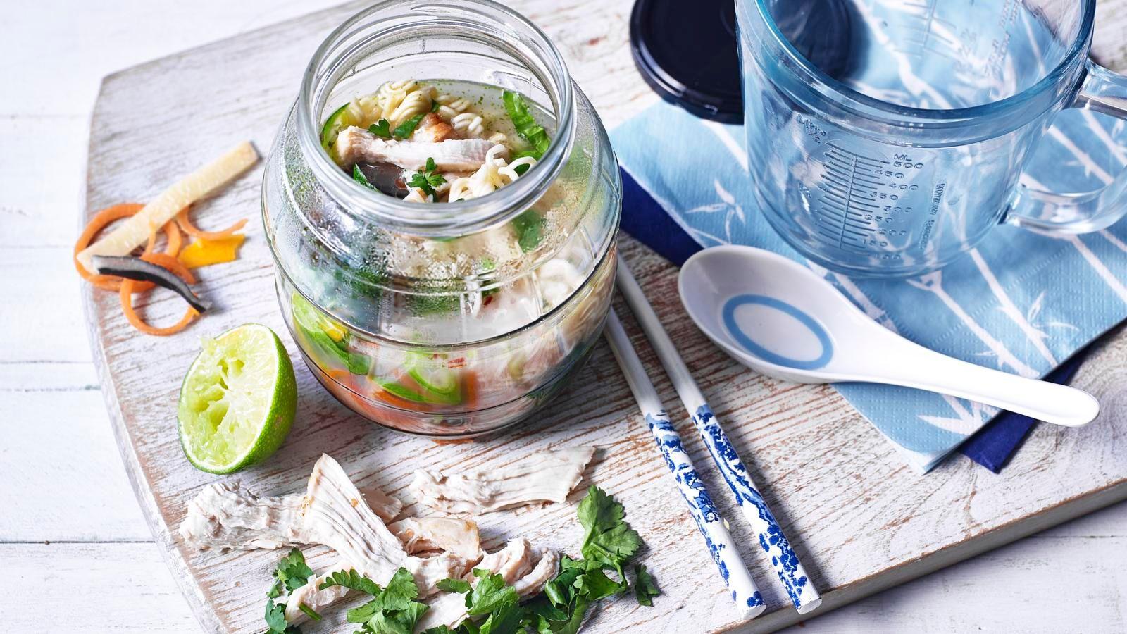 Travelling noodle soup