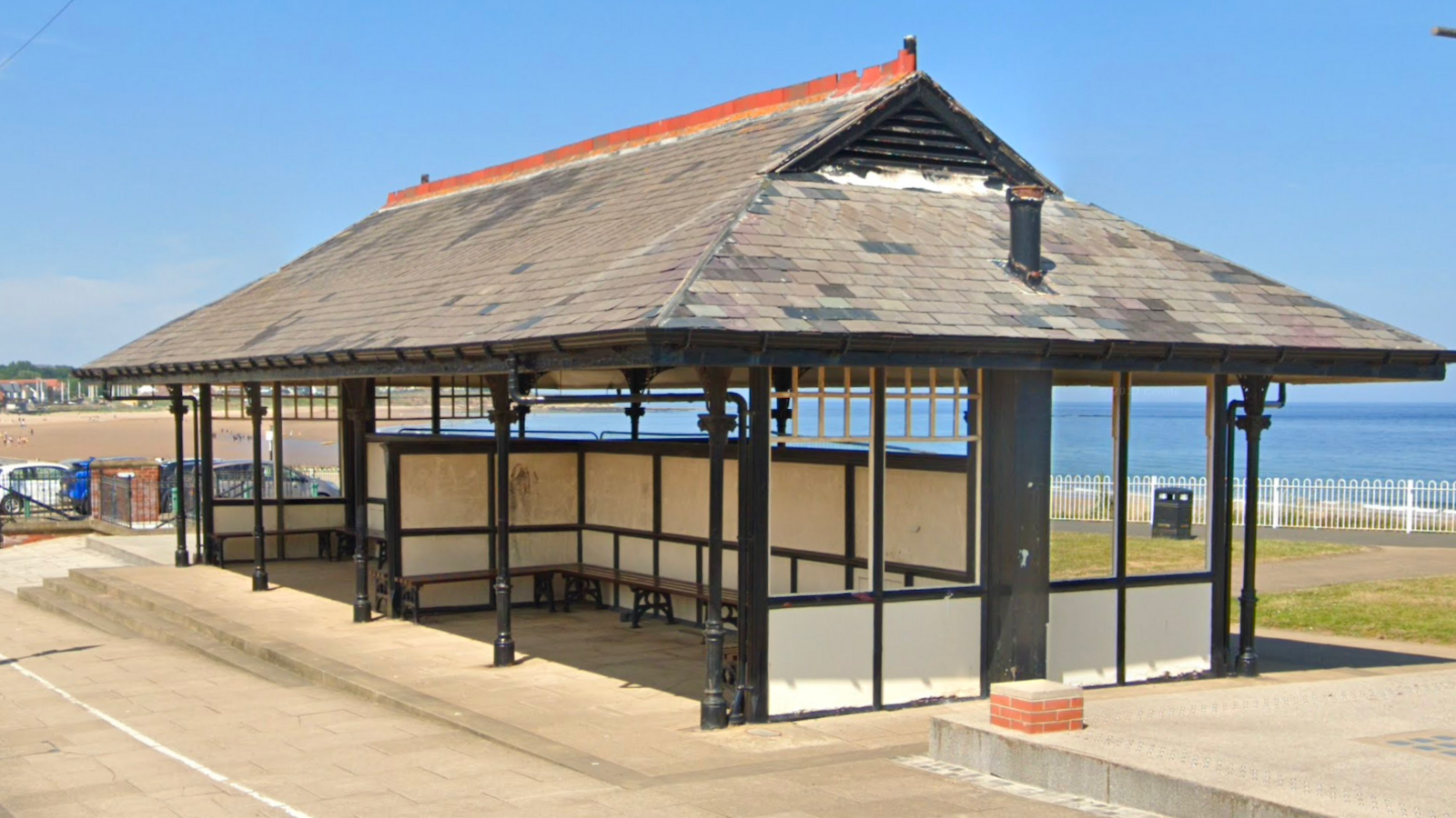 Seaburn shelter before transformation