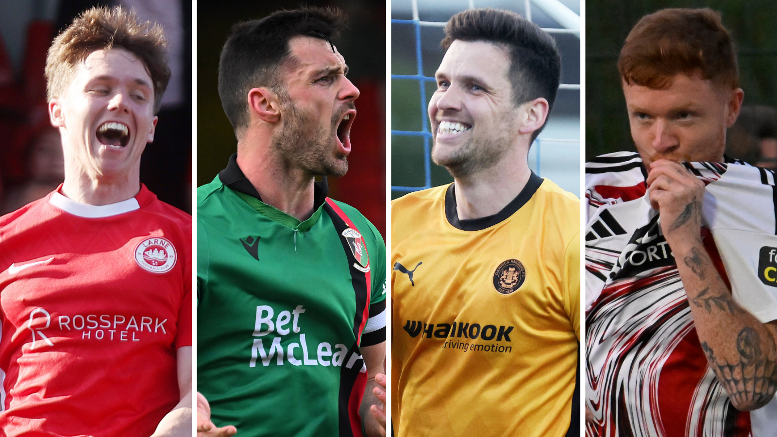 Matthew Lusty, Pat Hoban, Adam Lecky and Fraser Bryden 