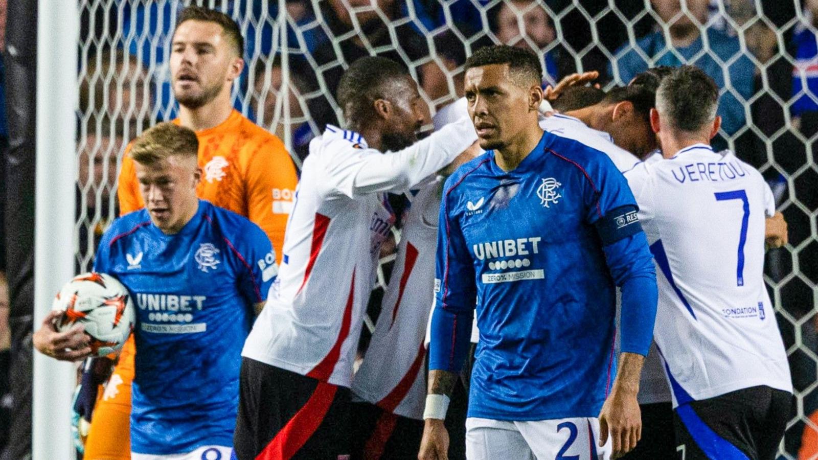 James Tavernier and Connor Barron on Rangers 