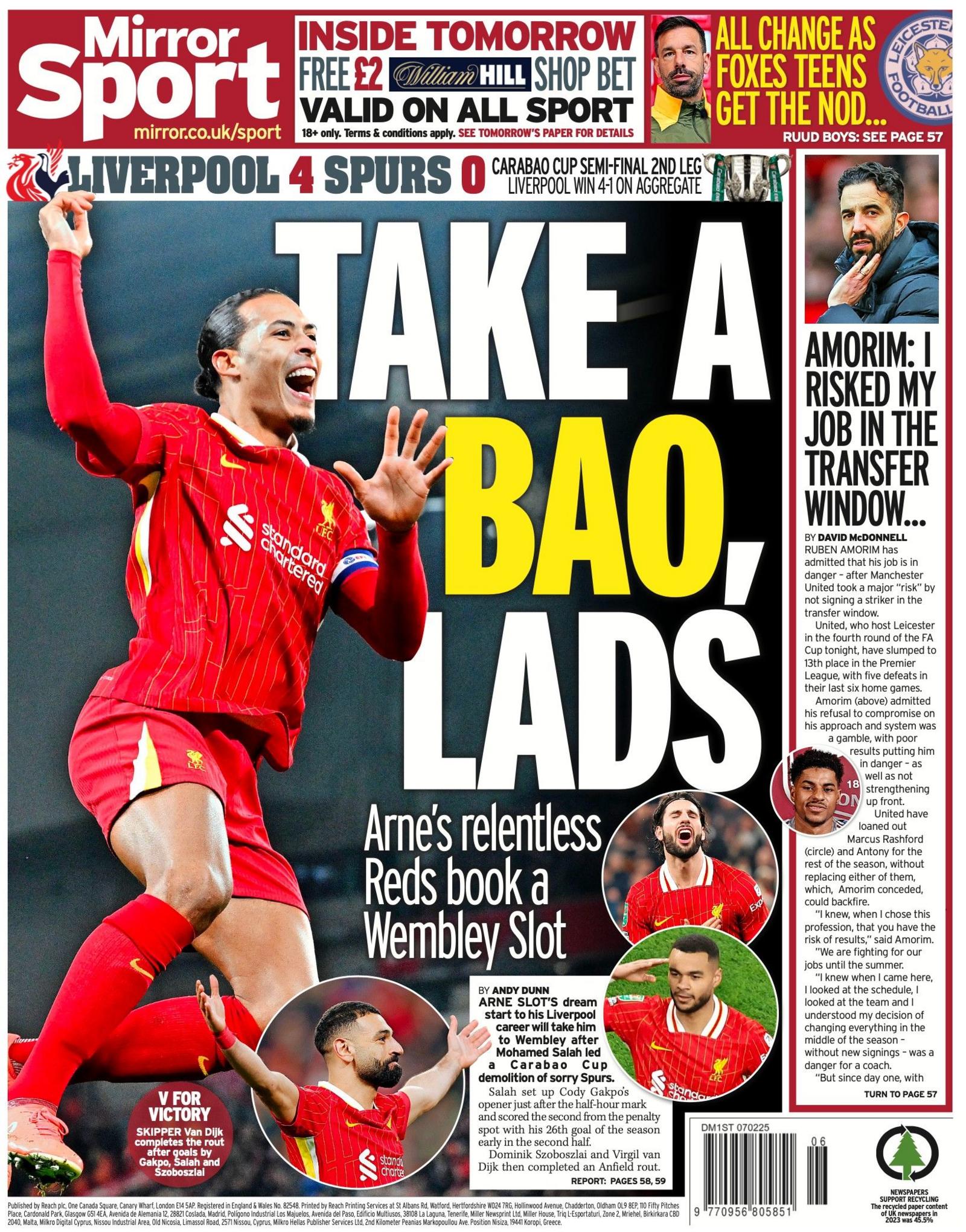 Mirror back page 