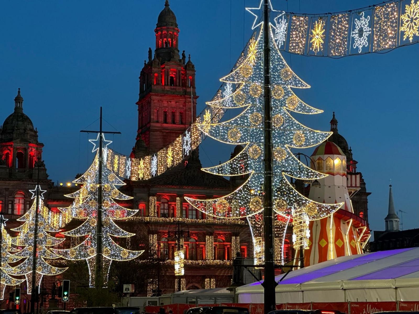 The Glasgow Christmas market