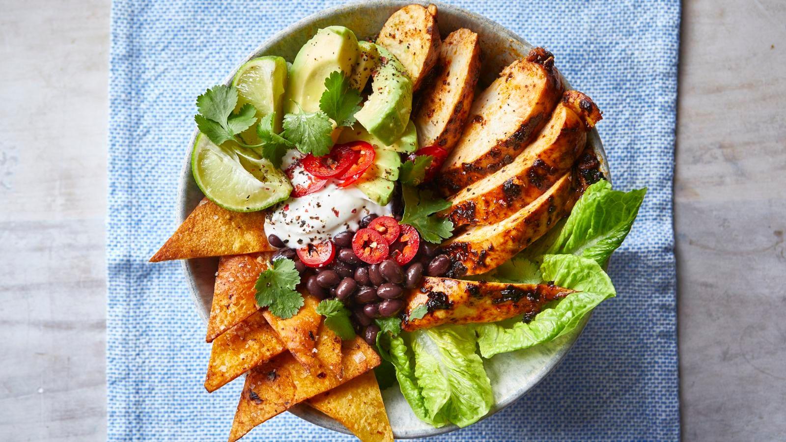 Chipotle chicken burrito bowl